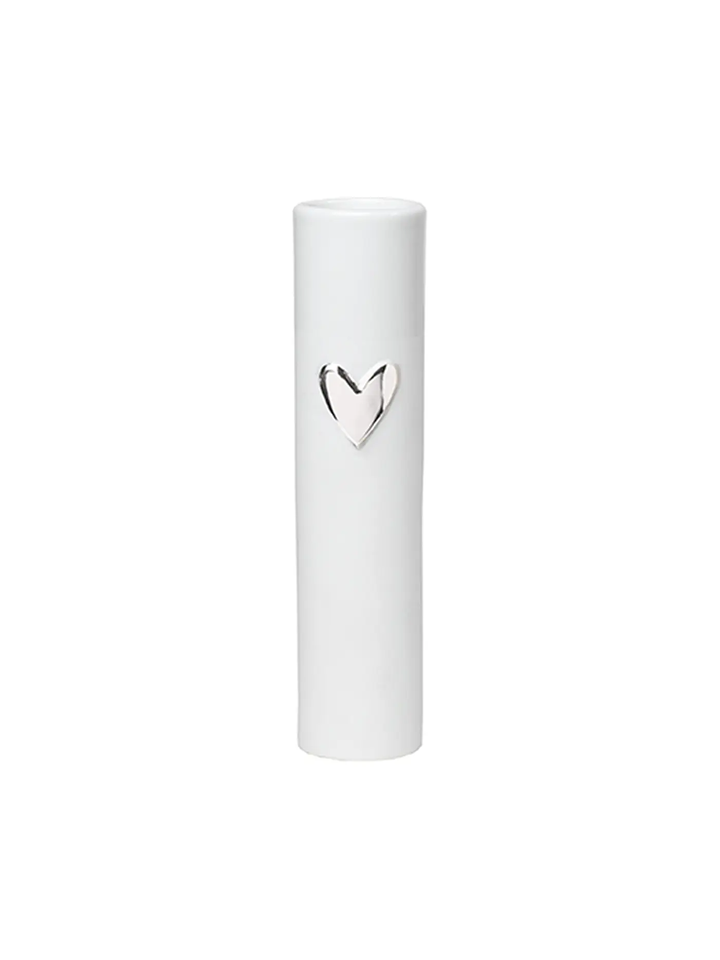 RAEDER | Vase Herz 17cm | weiss