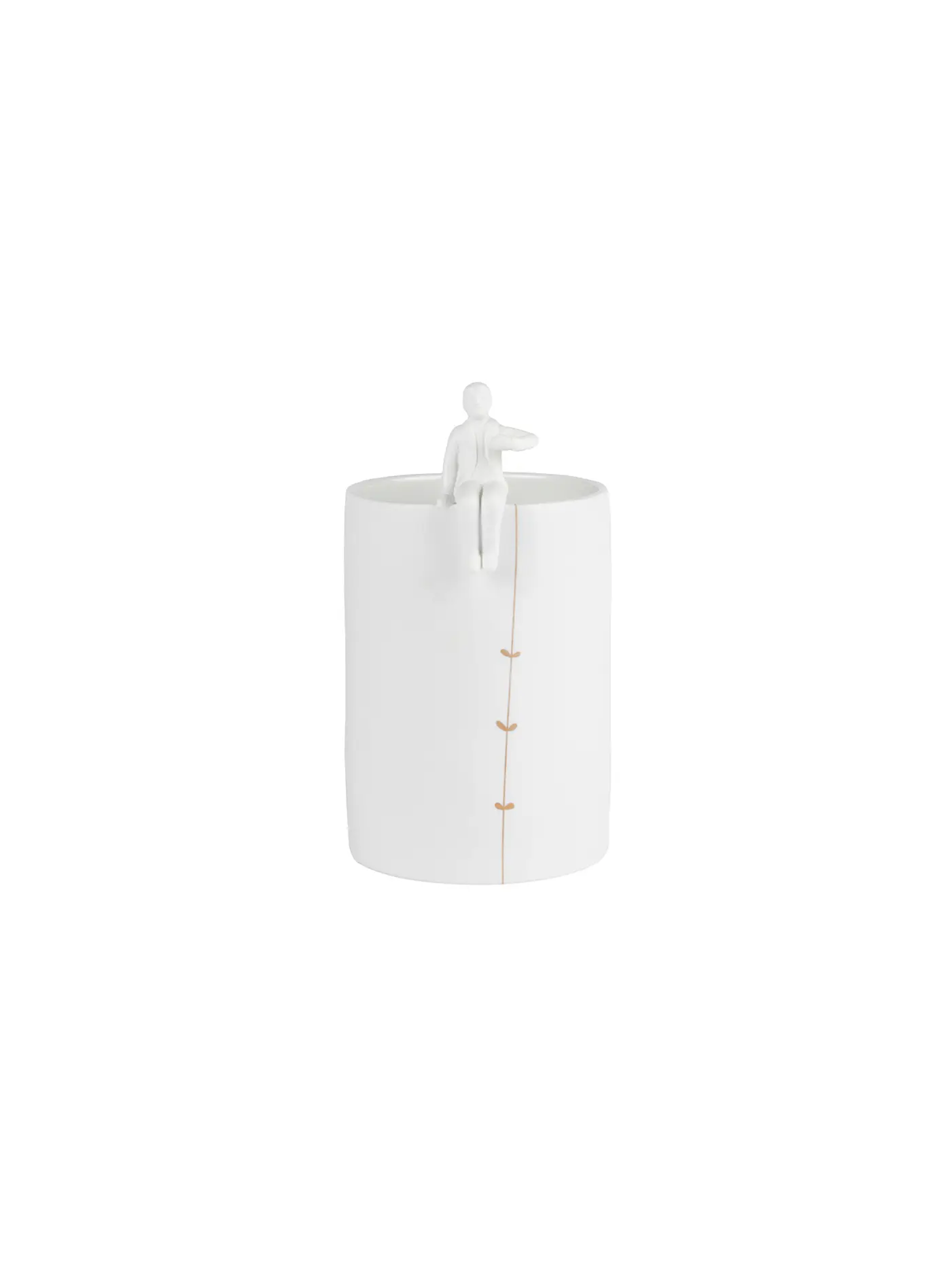 RAEDER | Vase Living 10x18cm | weiss