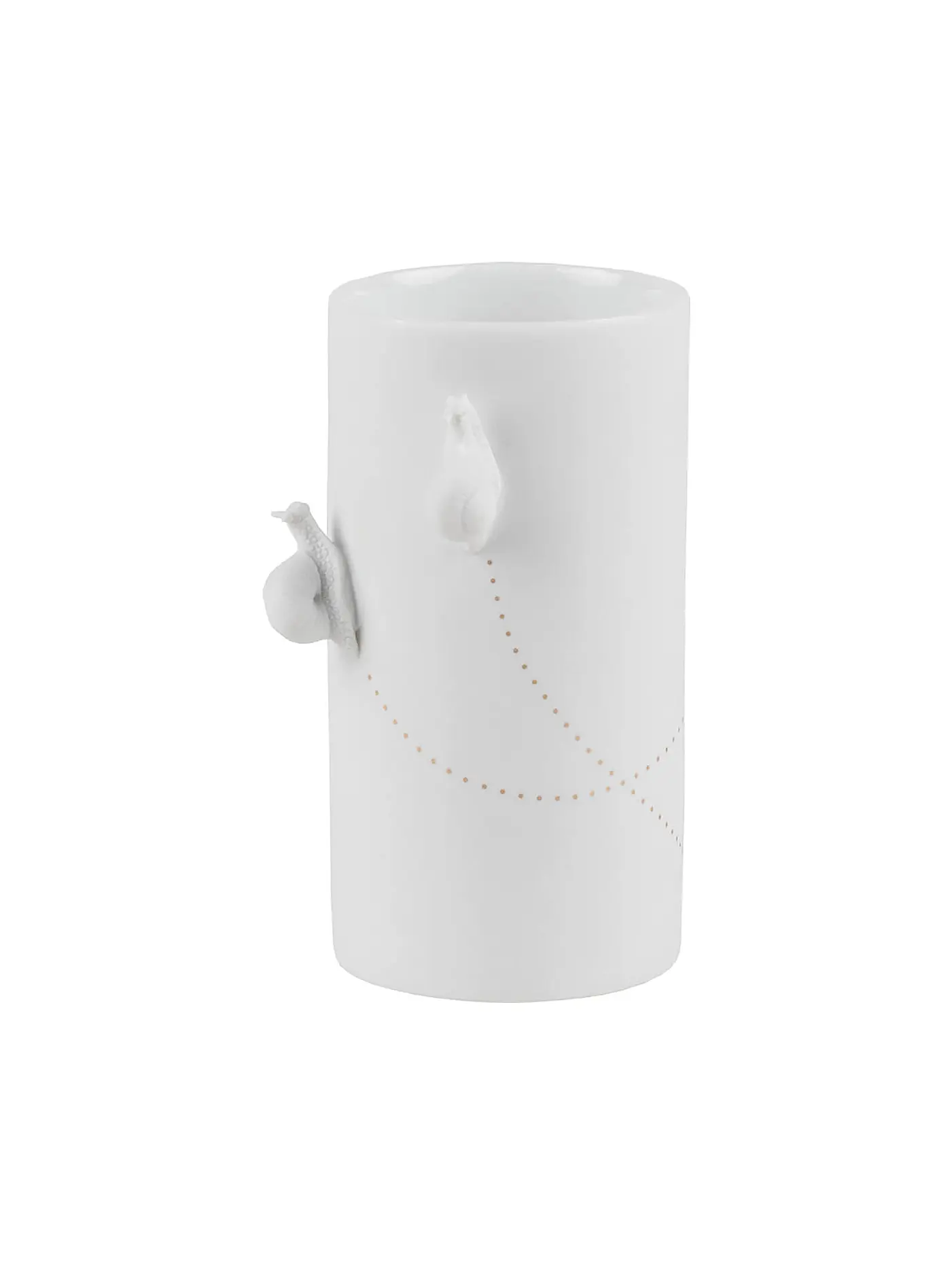 RAEDER | Vase Schnecke Living  | weiss