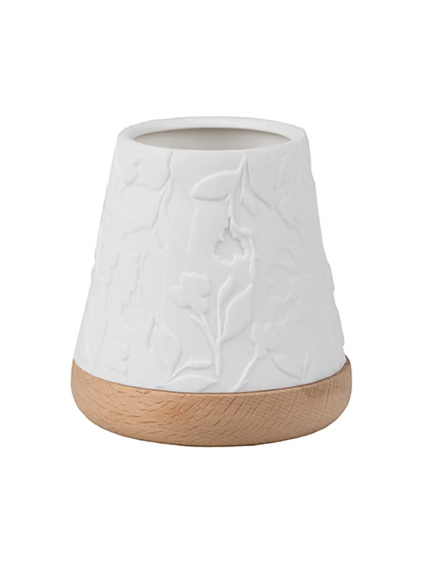 RAEDER | Windlicht Floral Blumen 8cm | weiss