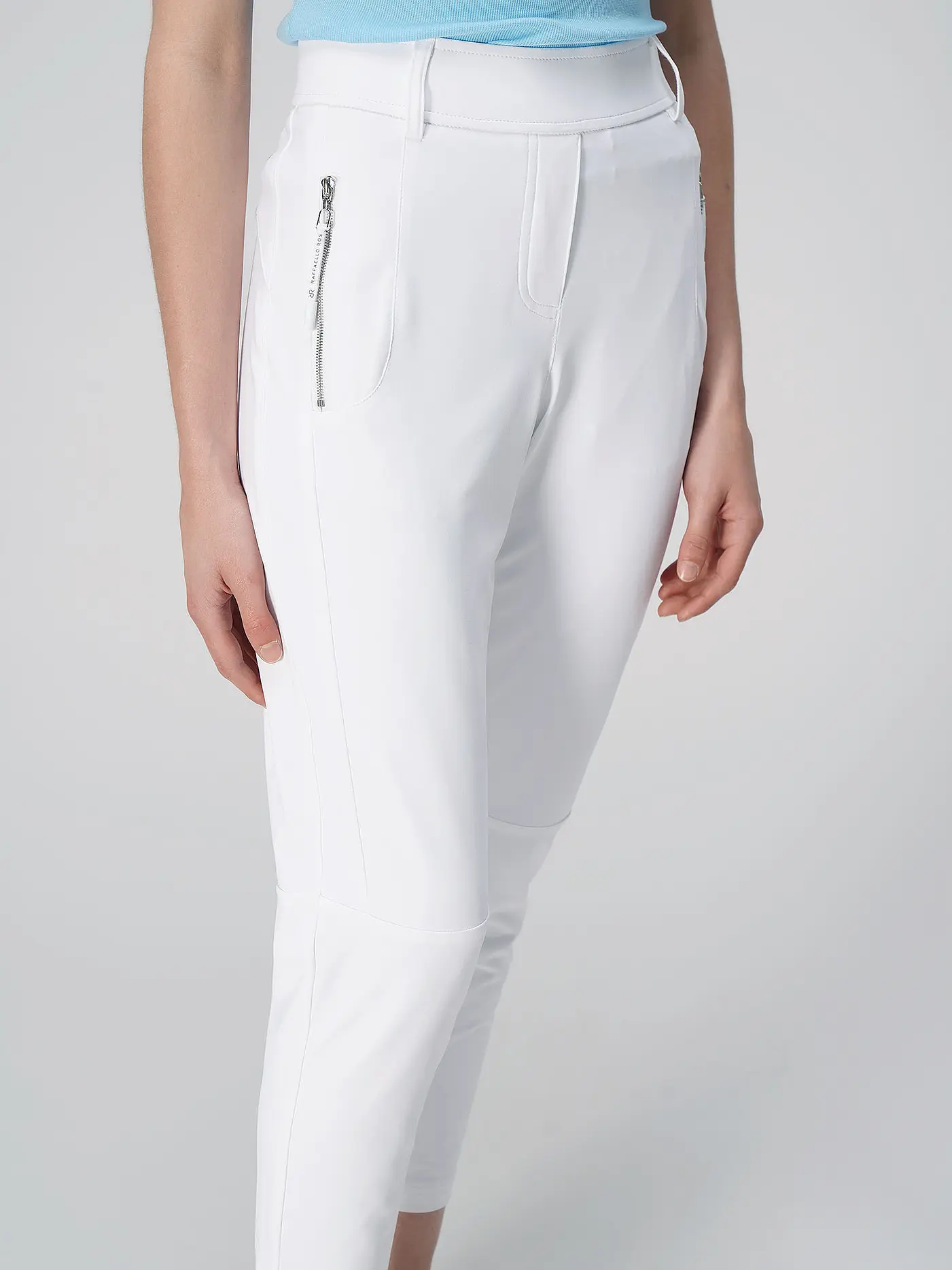 RAFFAELLO ROSSI | Hose Jogging Fit Natina | weiss