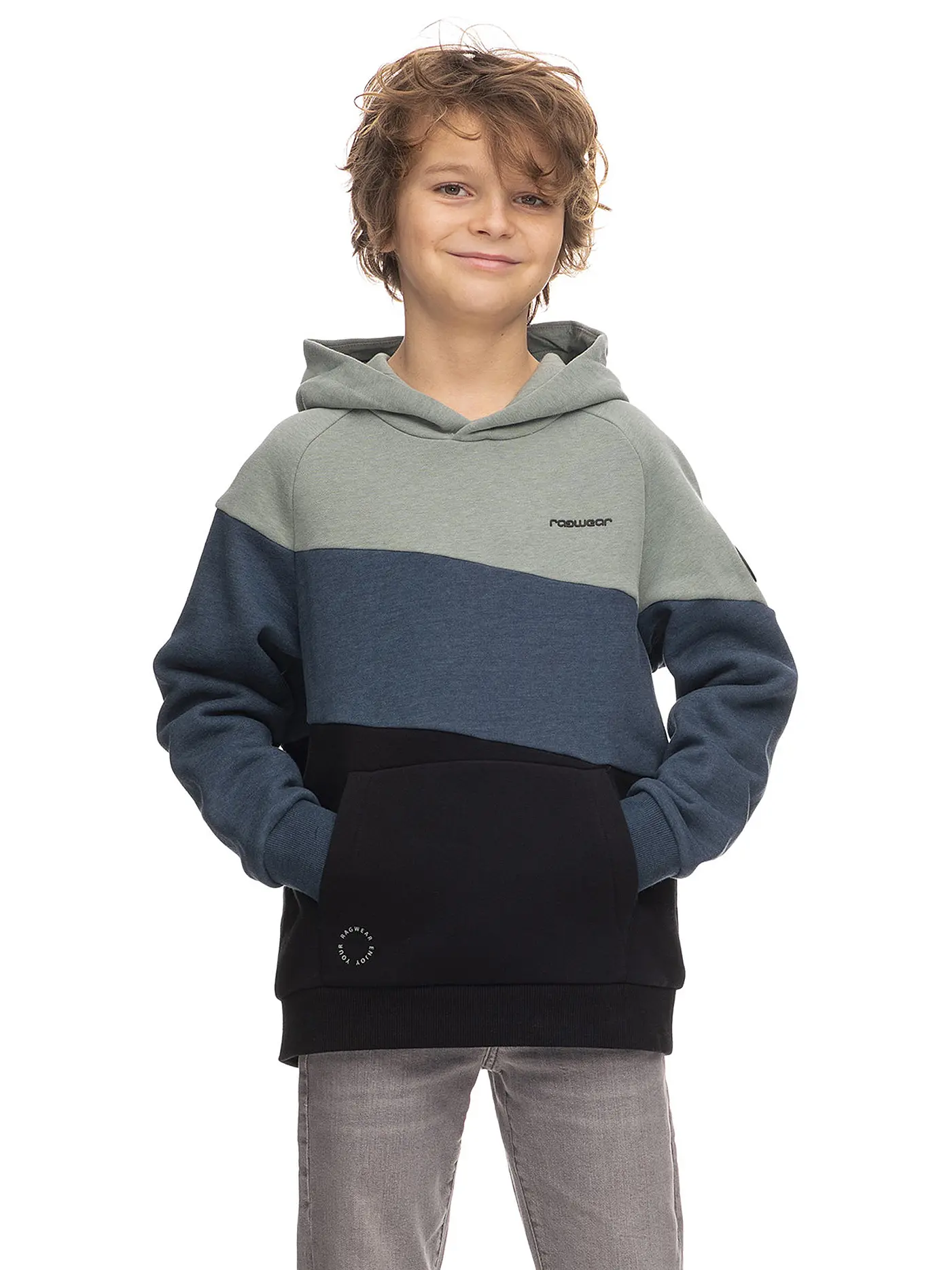 RAGWEAR | Jungen Kapuzensweater - Hoodie VENDIO | mint