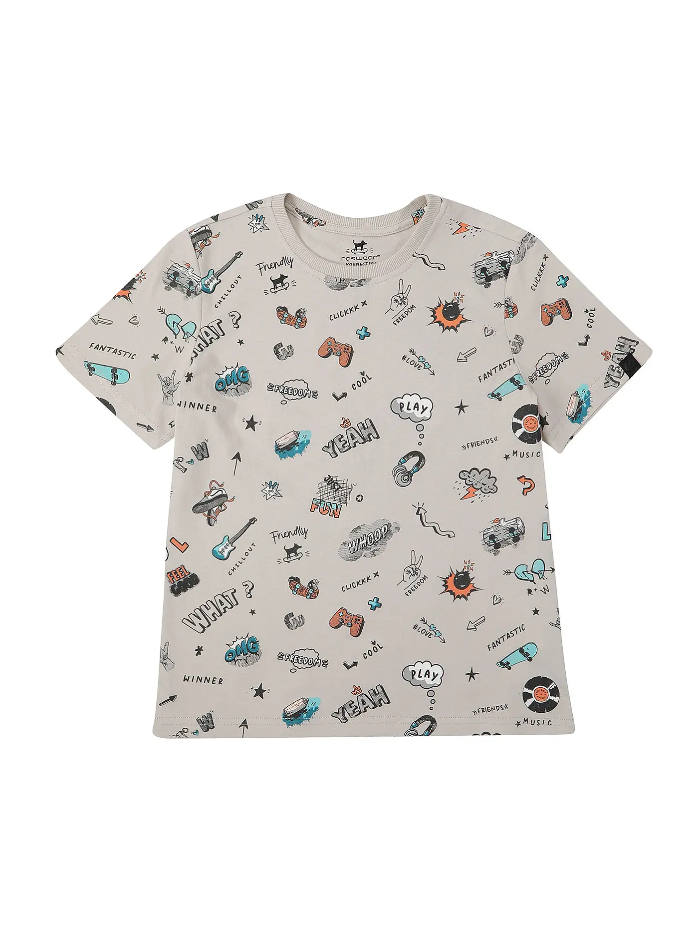 RAGWEAR | Jungen T-Shirt YACOOB | beige