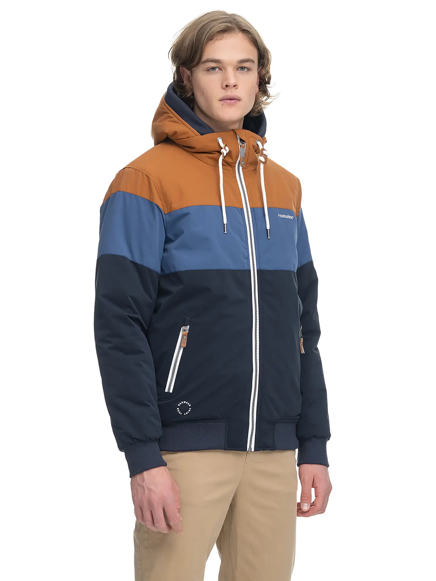 RAGWEAR | Kapuzenjacke JAYCE | braun