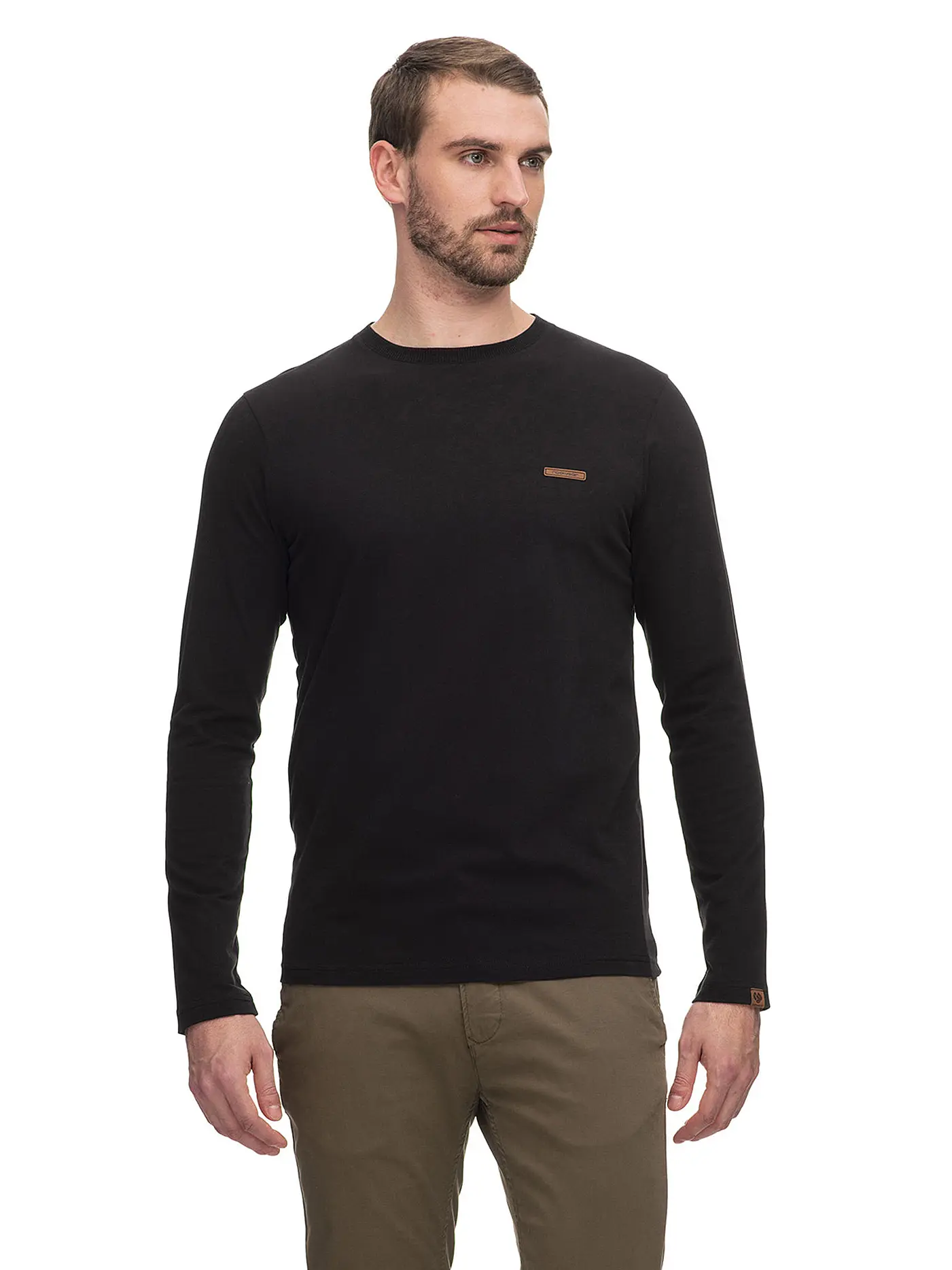 RAGWEAR | Langarmshirt ZAKI | schwarz