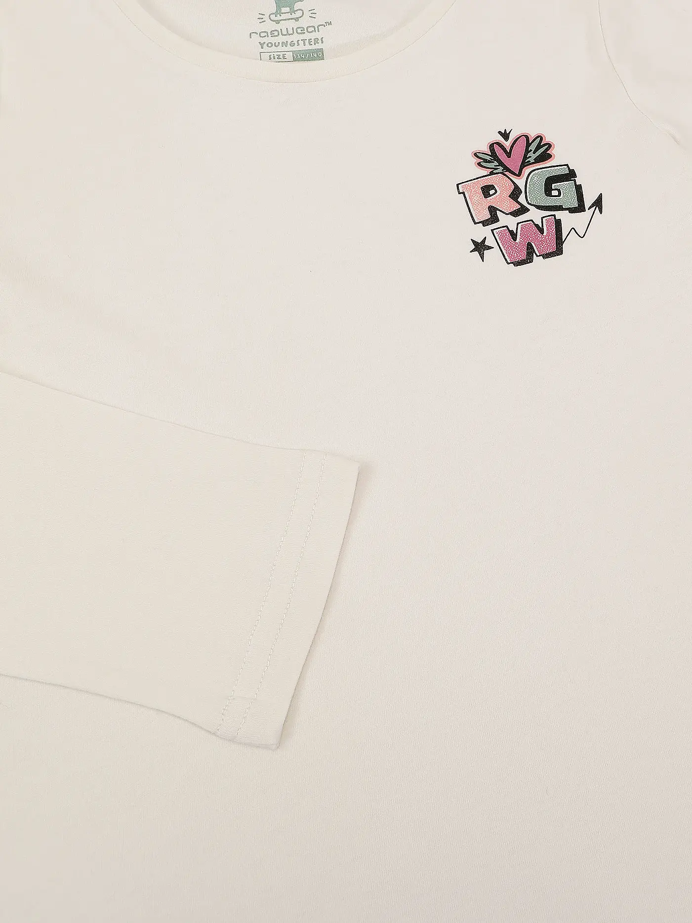 RAGWEAR | Mädchen Langarmshirt FLORENCIE | creme