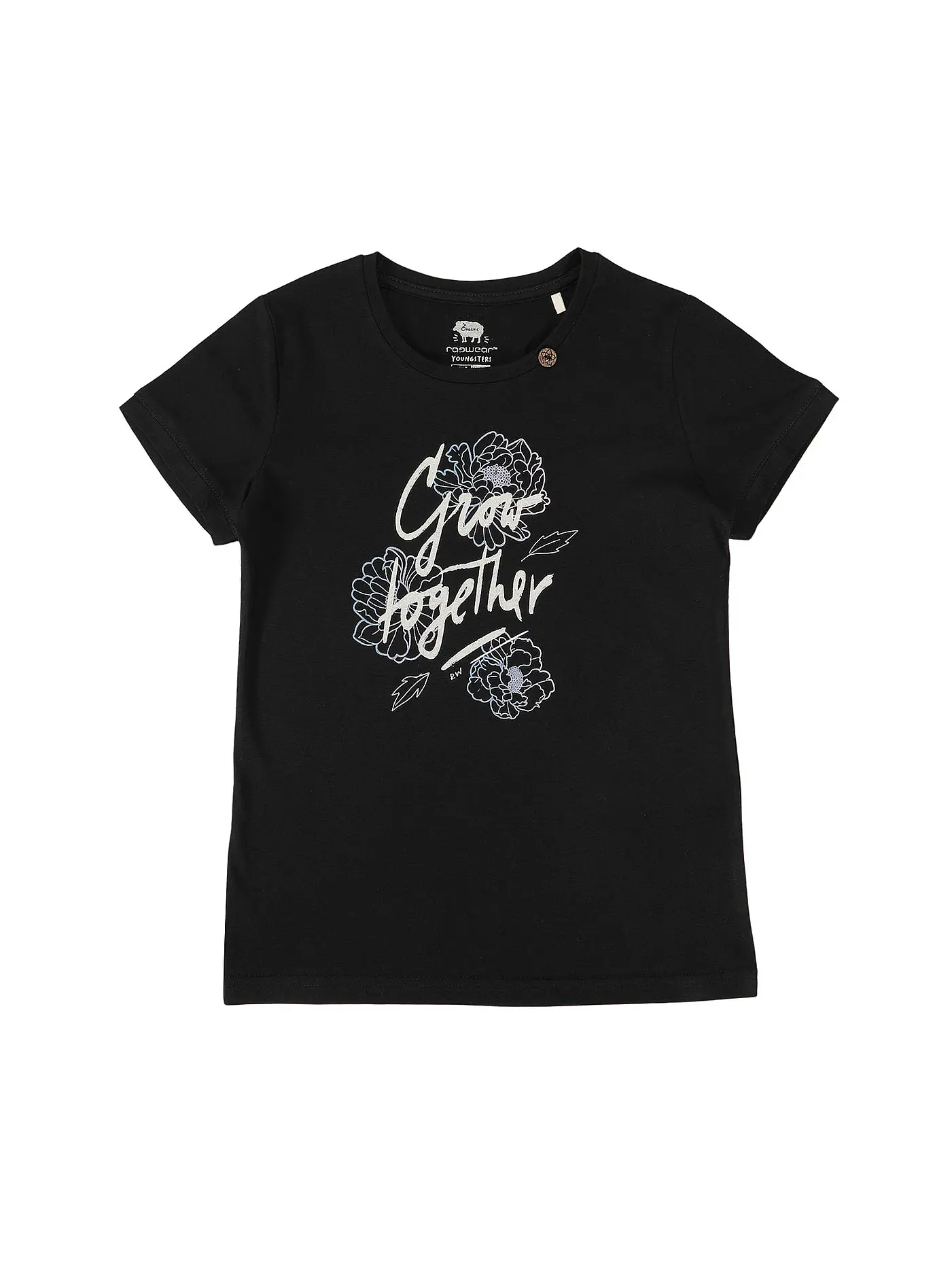 RAGWEAR | Mädchen T-Shirt EIKA | schwarz