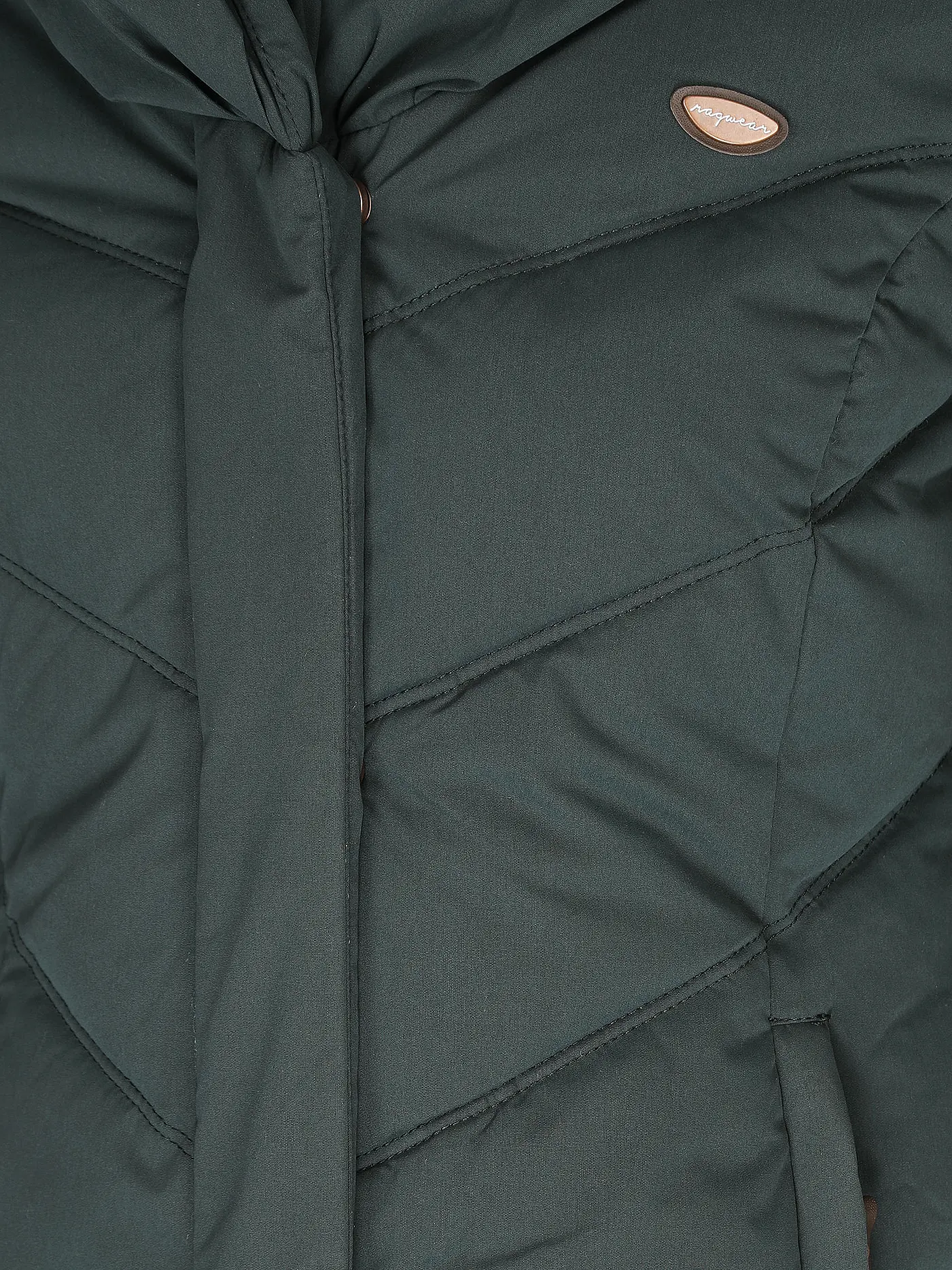 RAGWEAR | Steppmantel NATALKA | dunkelgrün