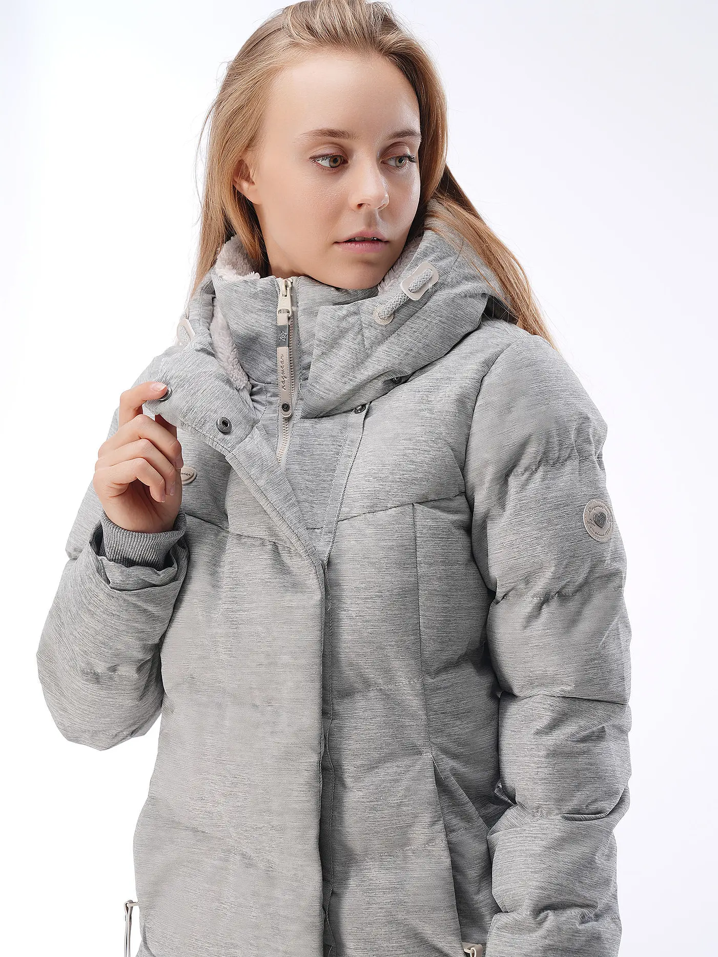 RAGWEAR | Steppmantel PAVLA | weiss