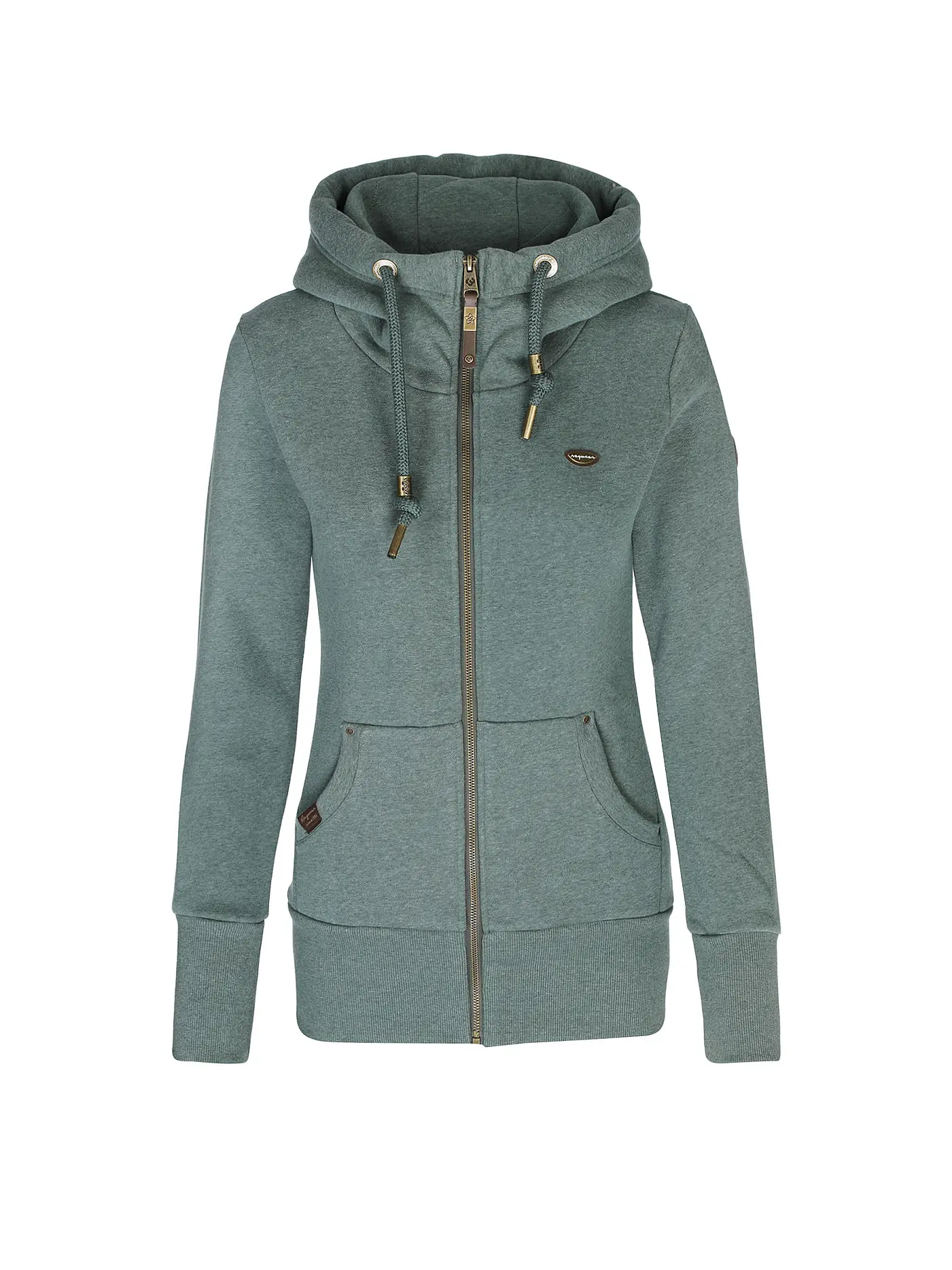 RAGWEAR | Sweatjacke NESKA | dunkelgrün