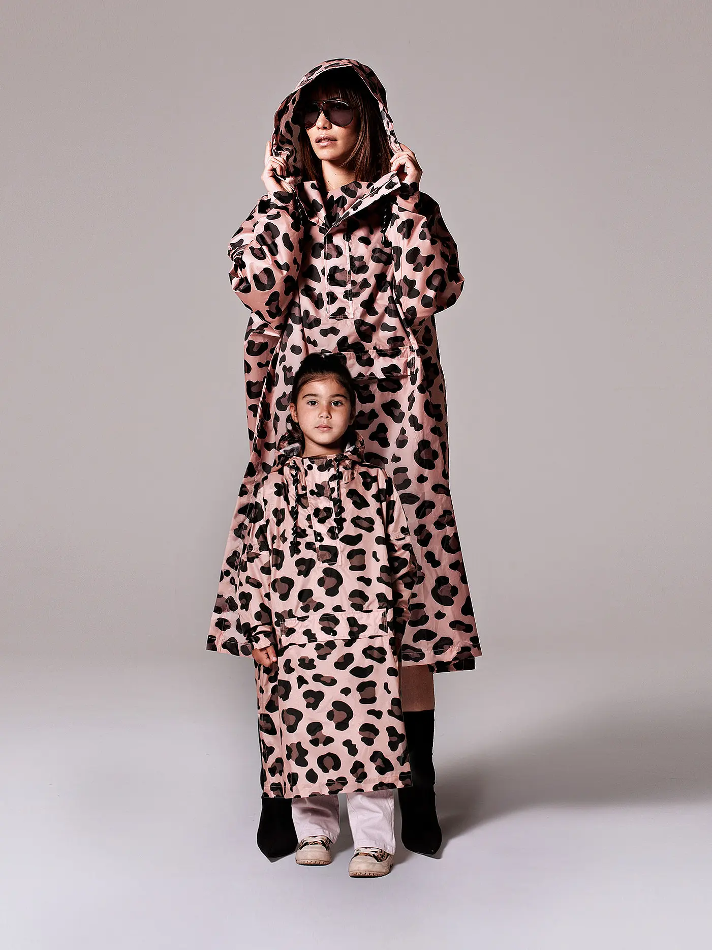 RAINKISS | Kinder Regenjacke - Regenponcho Pink Panth | rosa