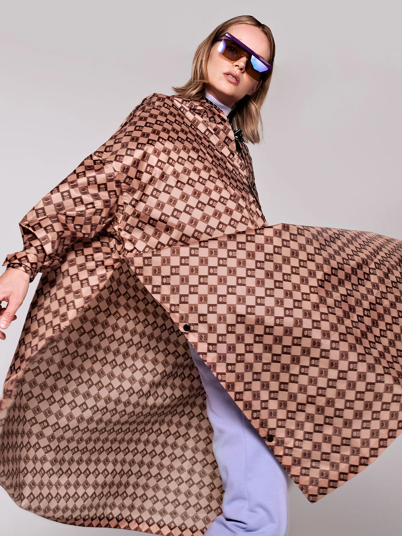 RAINKISS | Regenjacke - Regenponcho Damir | braun