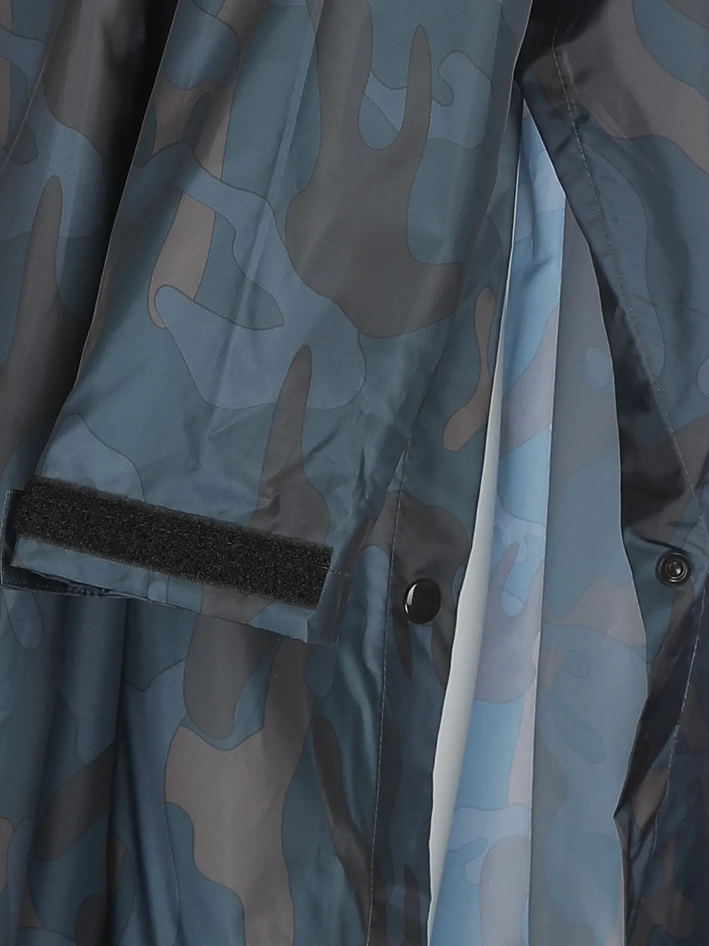 RAINKISS | Regenjacke - Regenponcho Storm Camo | schwarz
