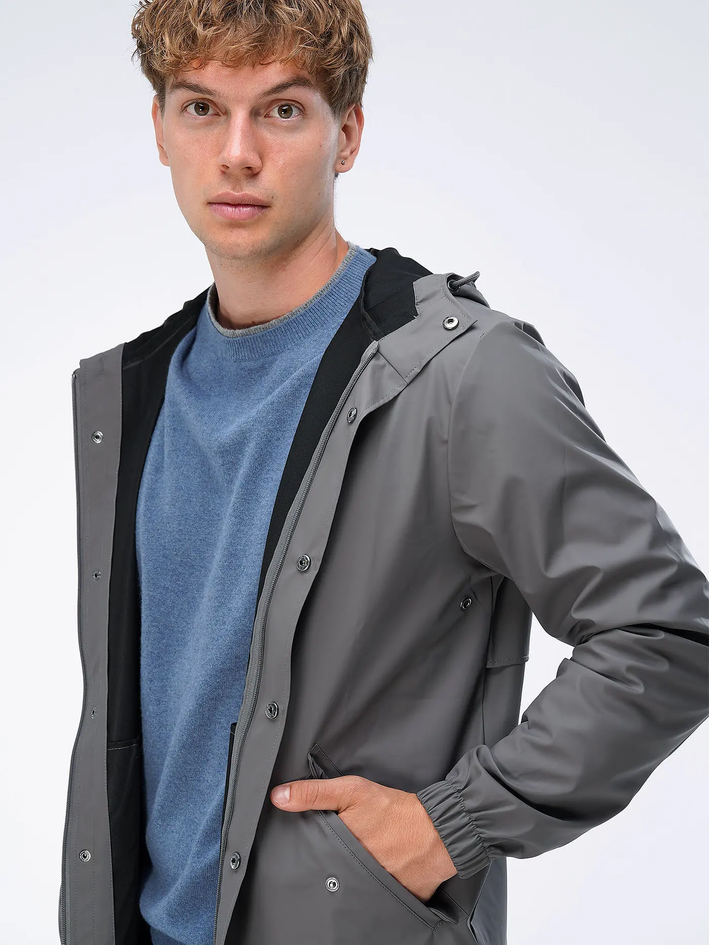 RAINS | Parka - Regenjacke | grau