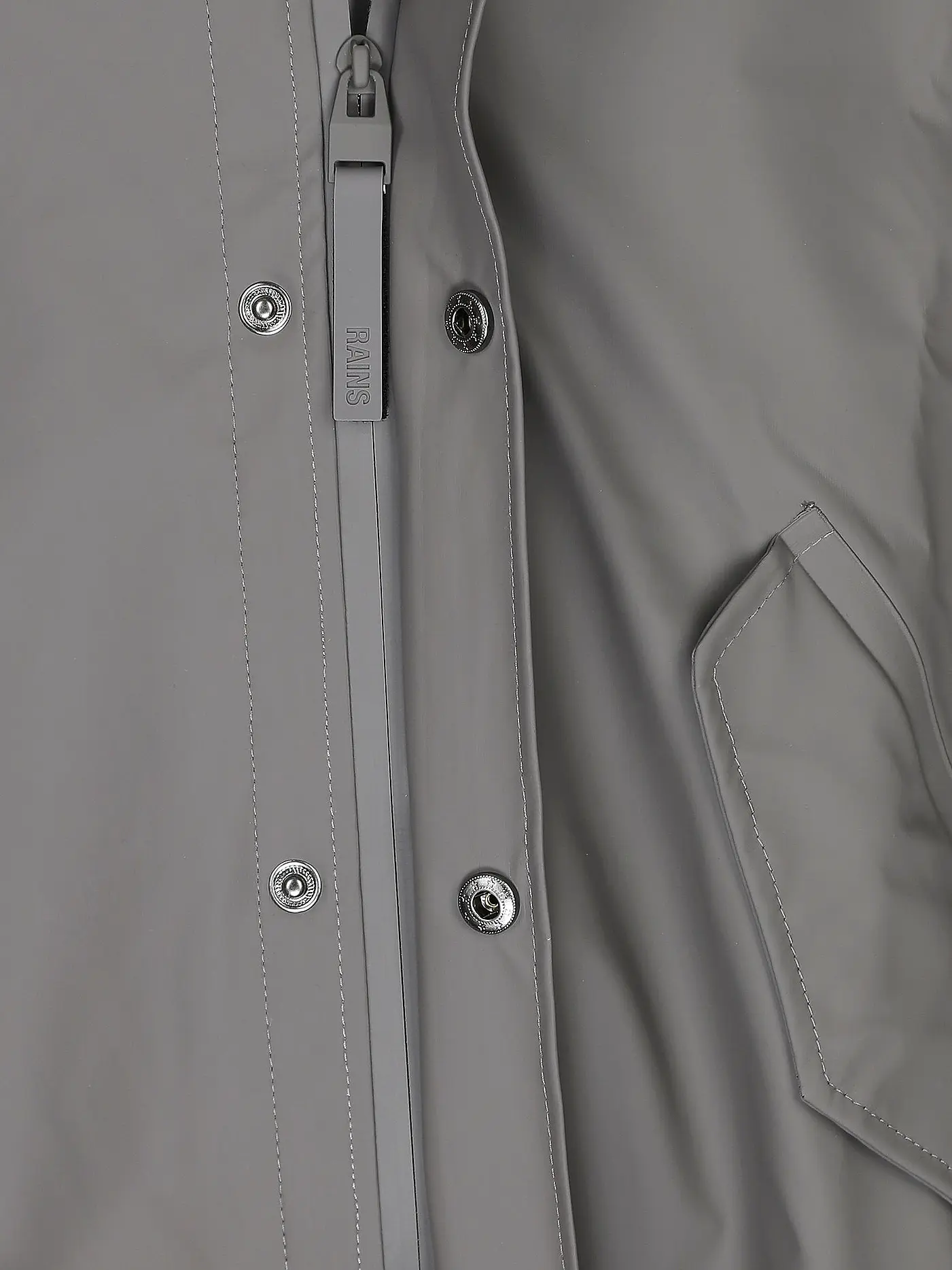 RAINS | Parka - Regenjacke | grau
