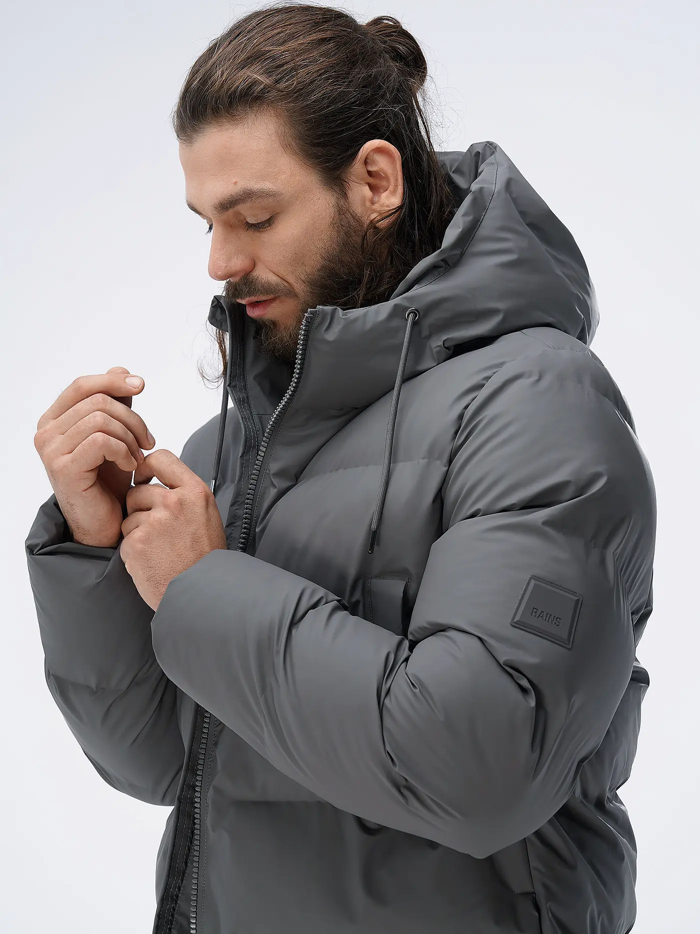 RAINS | Steppjacke | grau