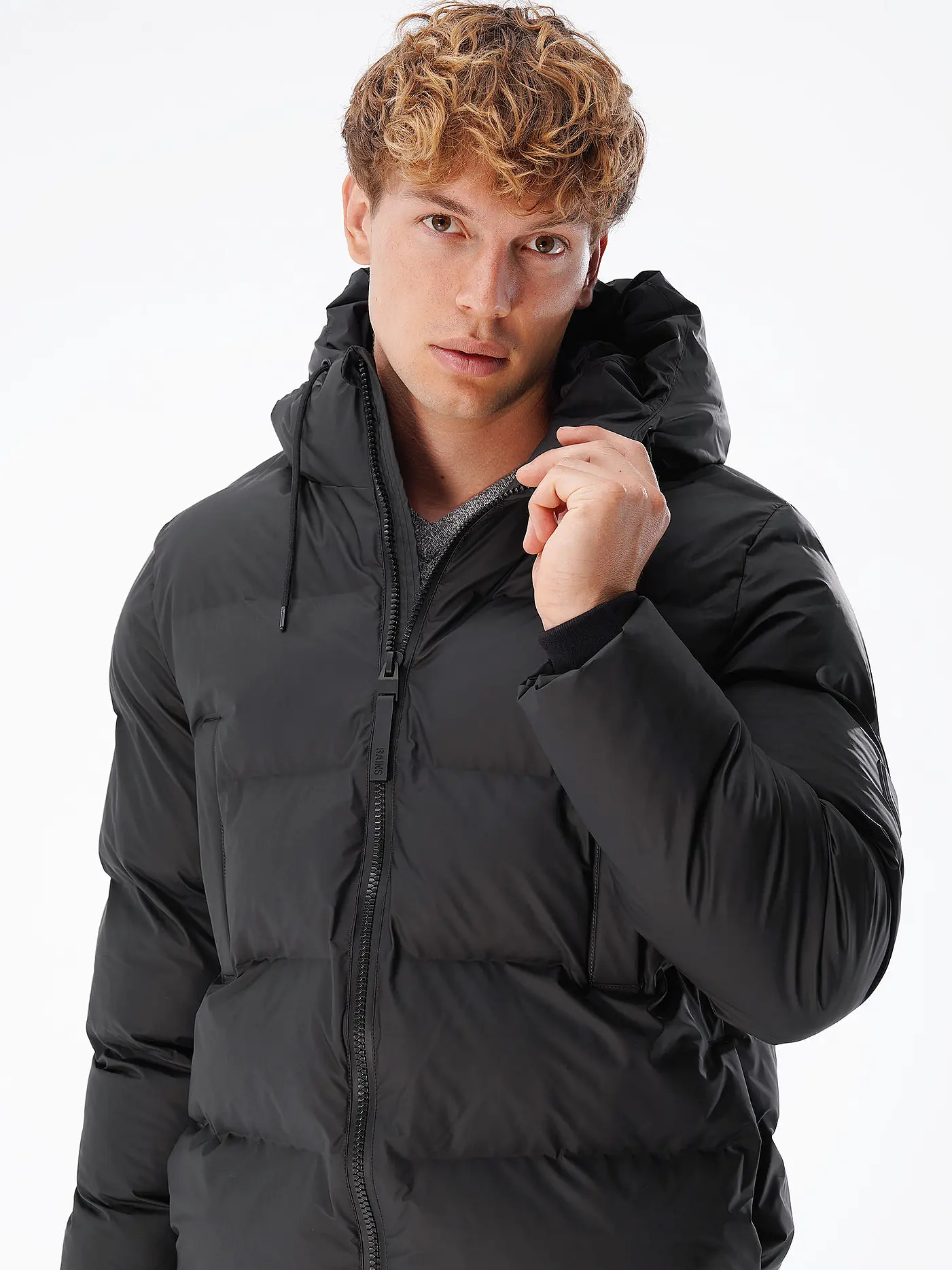 RAINS | Steppjacke | schwarz