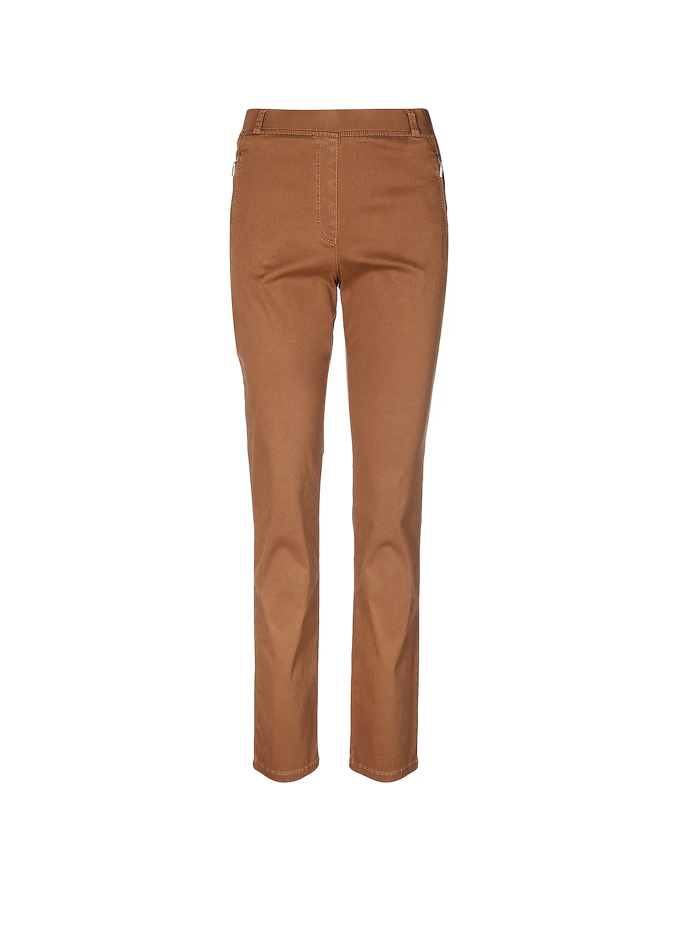 RAPHAELA BY BRAX | Hose Slim Fit LAVINA ZIP | braun