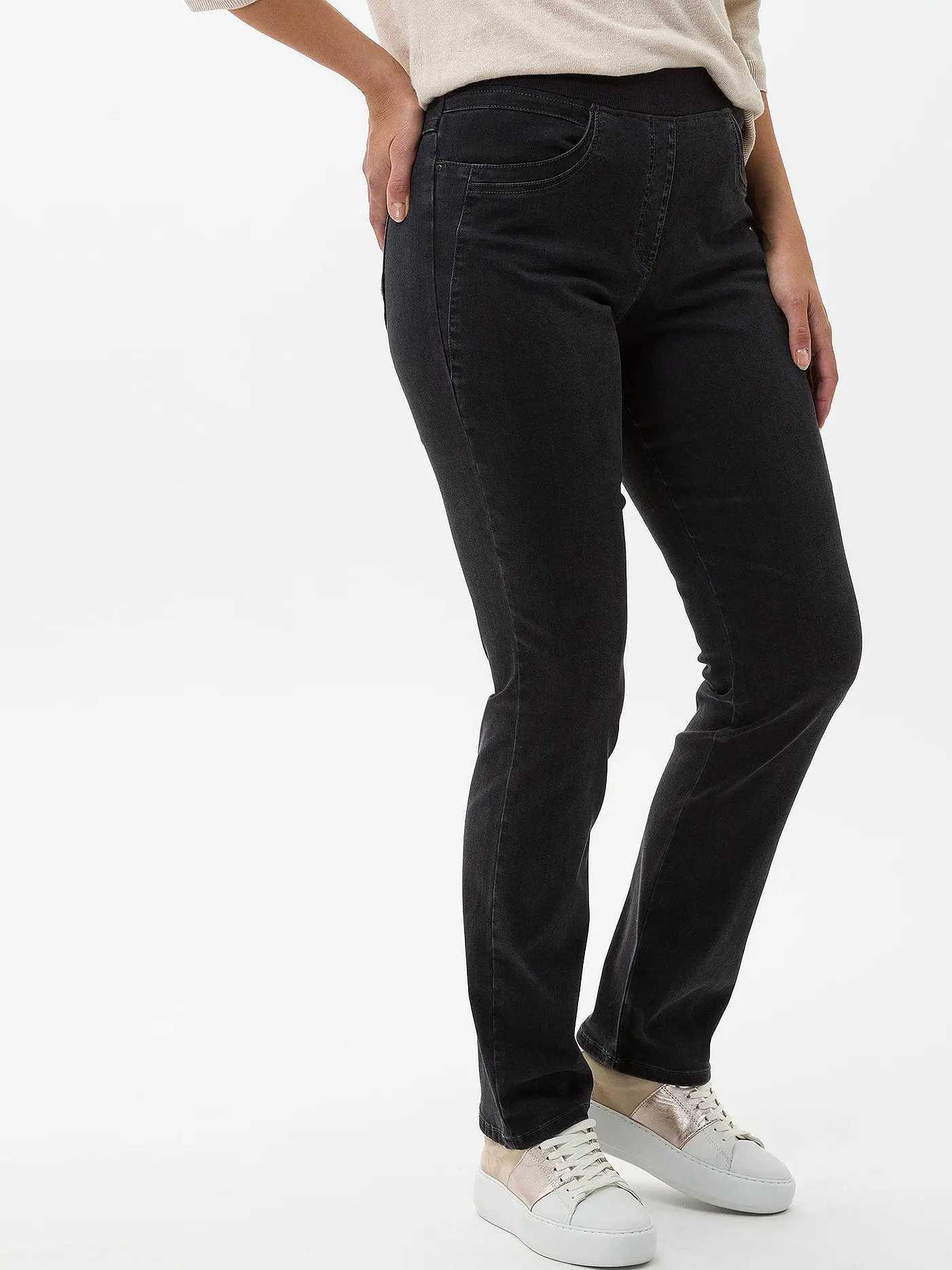 RAPHAELA BY BRAX | Hose Slim Fit PAMINA FUN | grau