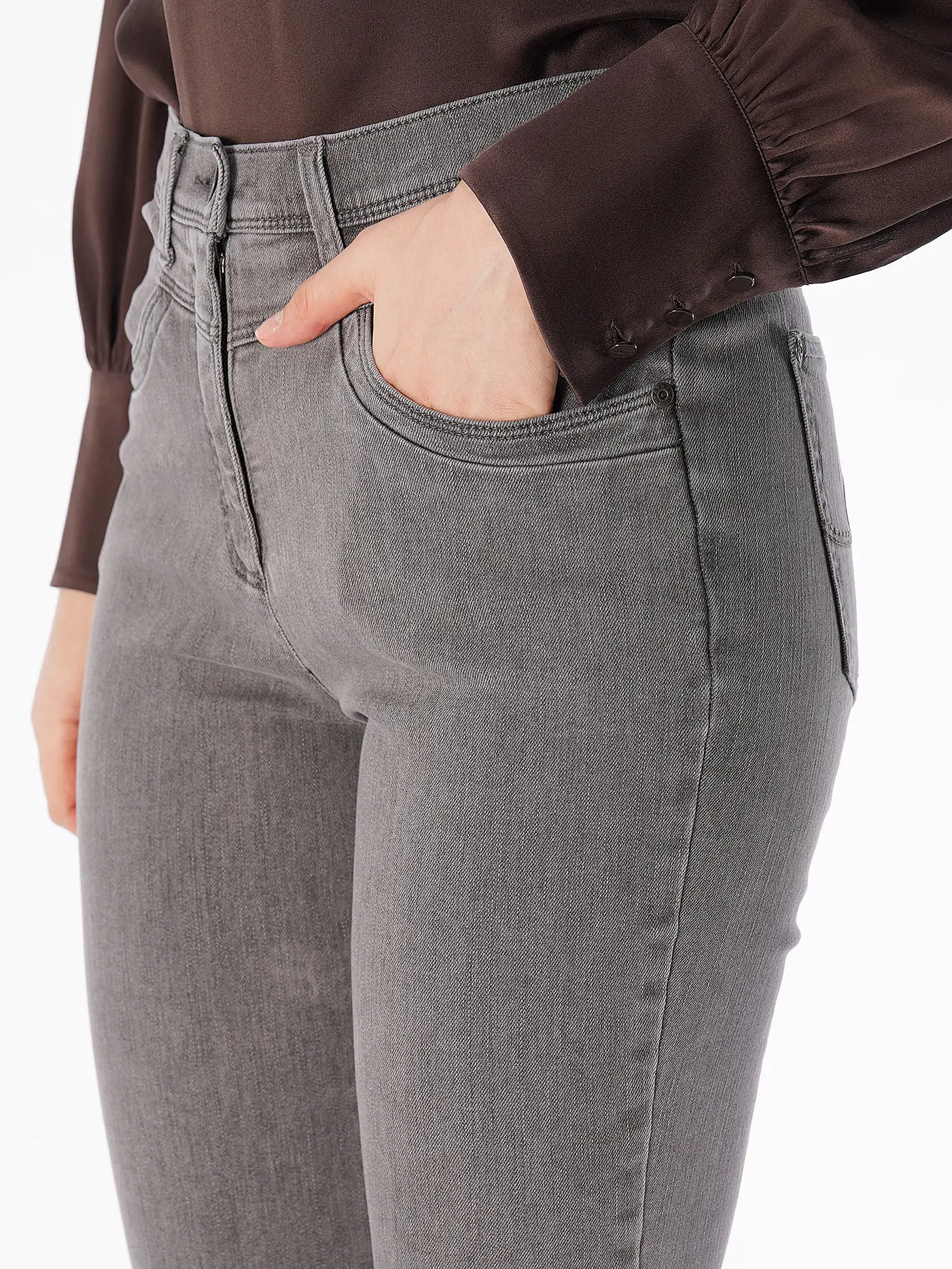 RAPHAELA BY BRAX | Jeans Slim Fit LAURA NEW  | grau