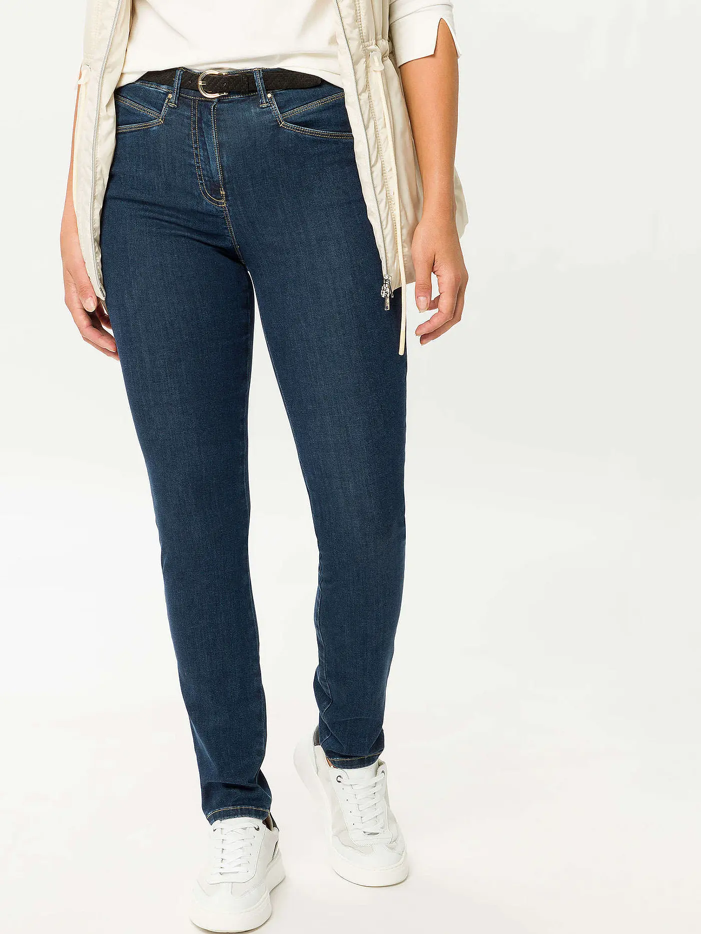 RAPHAELA BY BRAX | Jeans Slim Fit LUCA  | dunkelblau