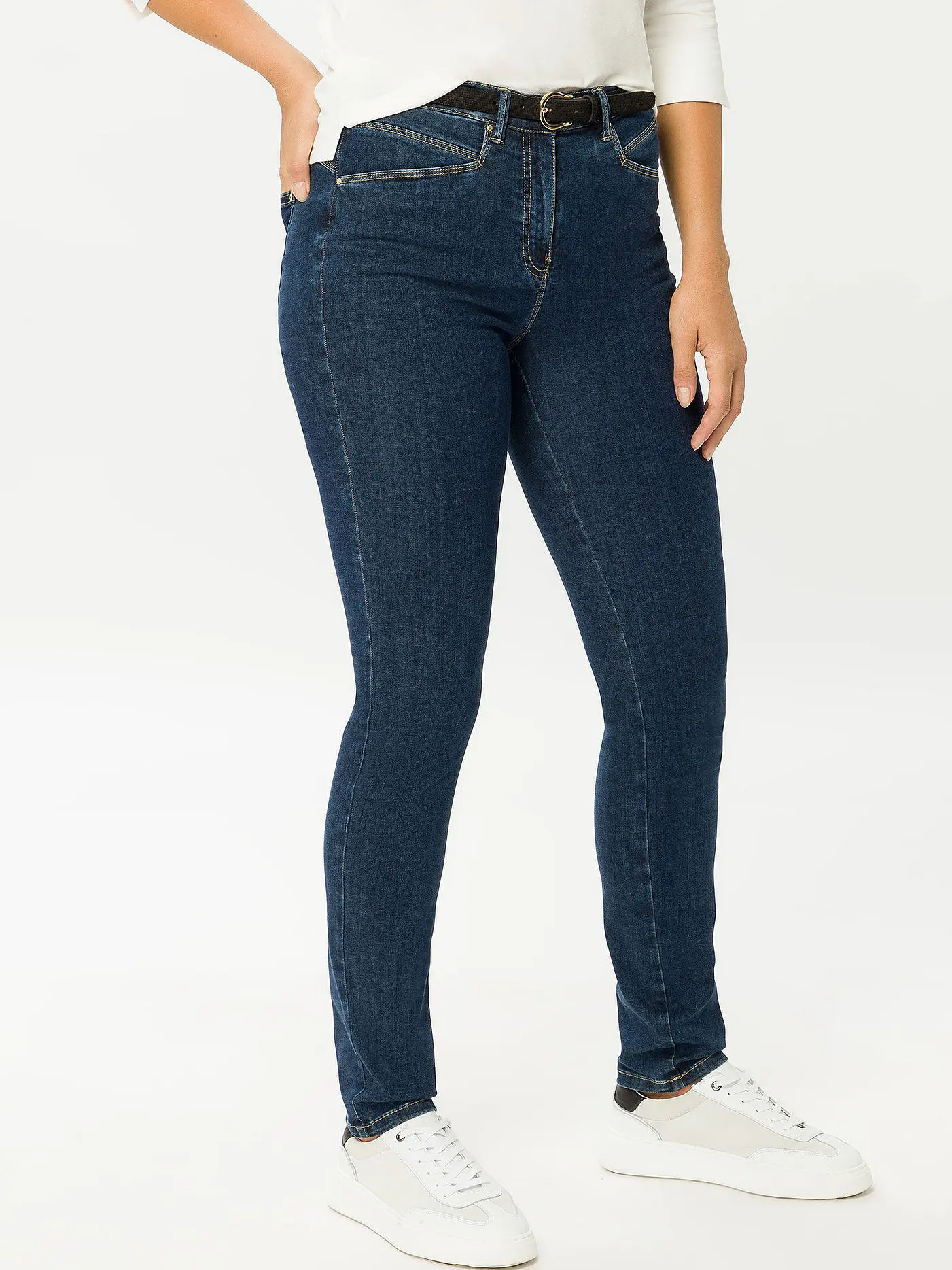 RAPHAELA BY BRAX | Jeans Slim Fit LUCA  | dunkelblau