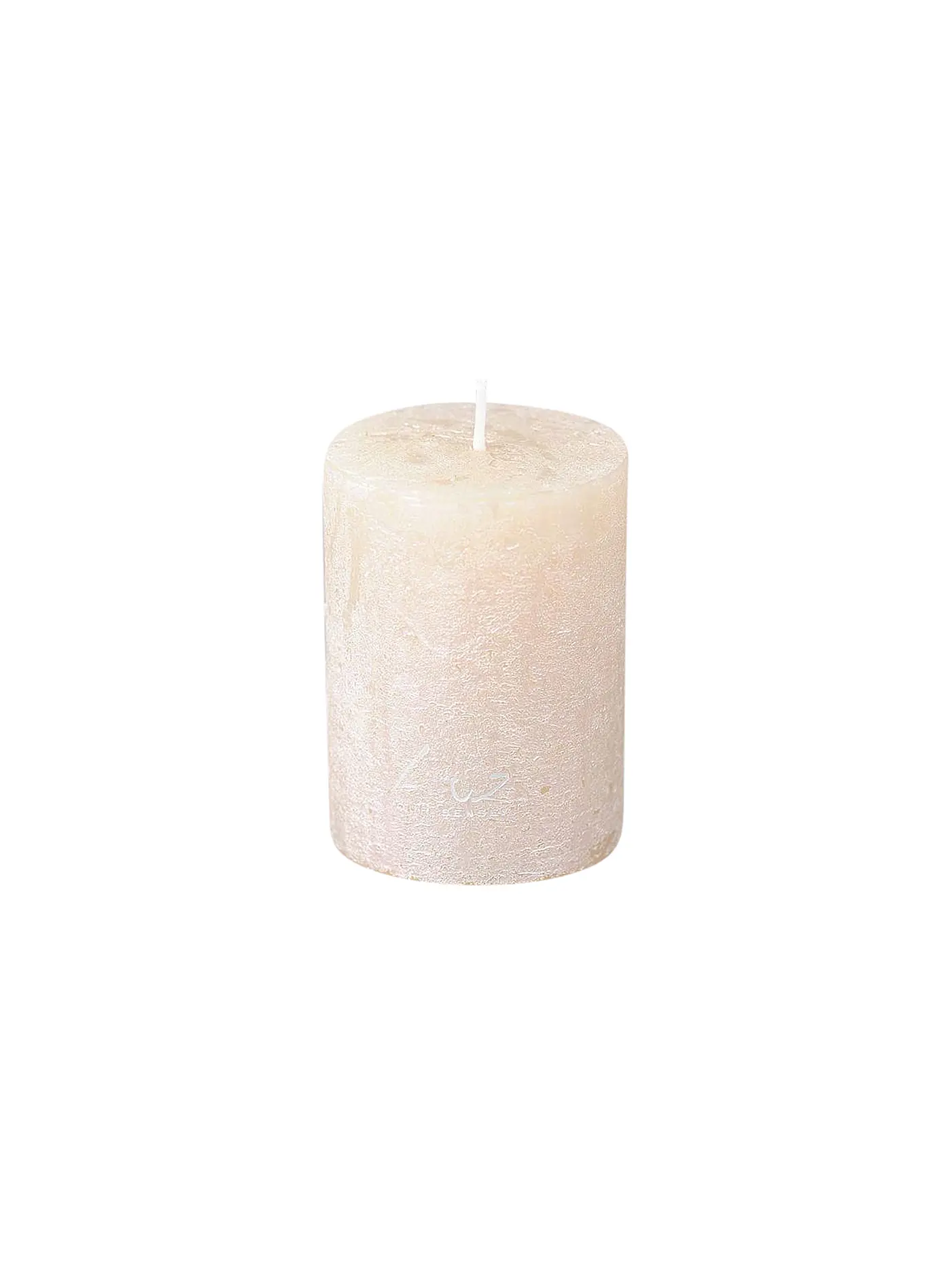 RASTELI | Rustike Kerze - Luz Your Senses 6x8cm Rot | creme