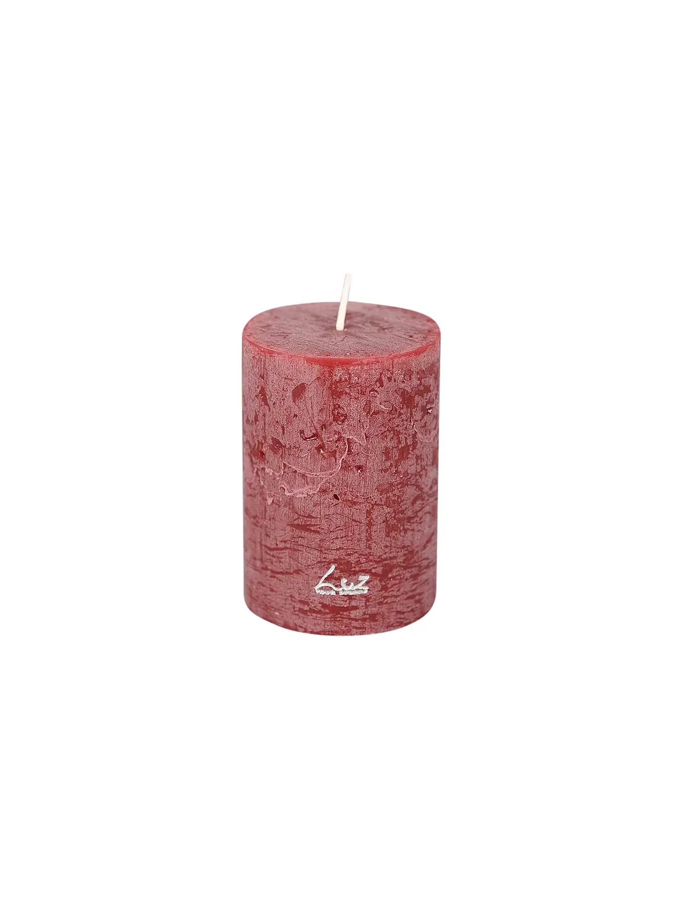 RASTELI | Rustike Kerze - Luz Your Senses 7x10cm Rot | dunkelrot