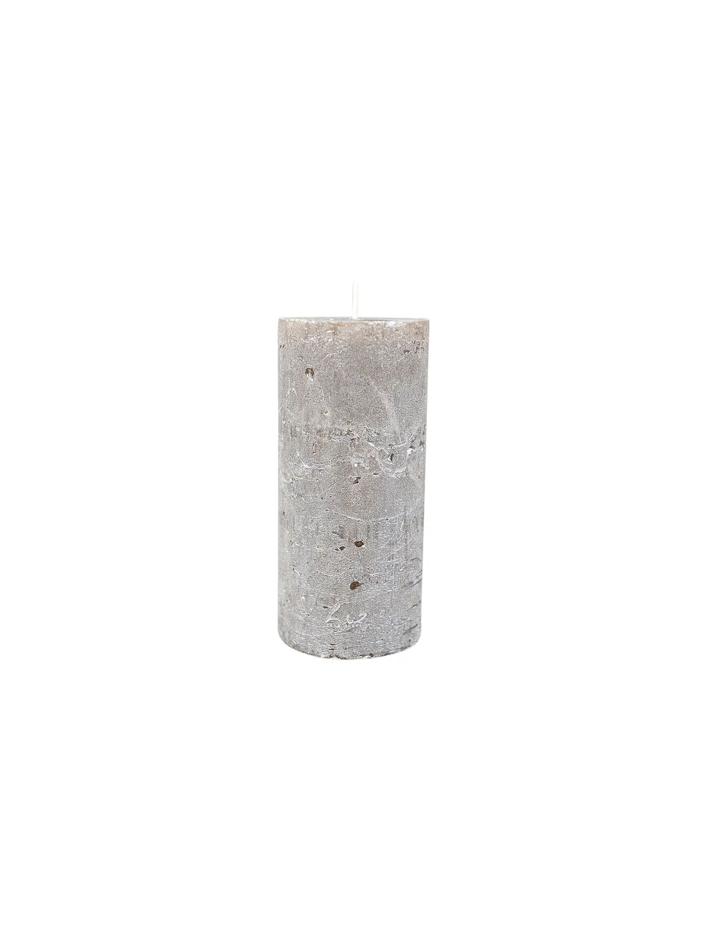 RASTELI | Rustike Kerze - Luz Your Senses 7x15cm Rot | silber