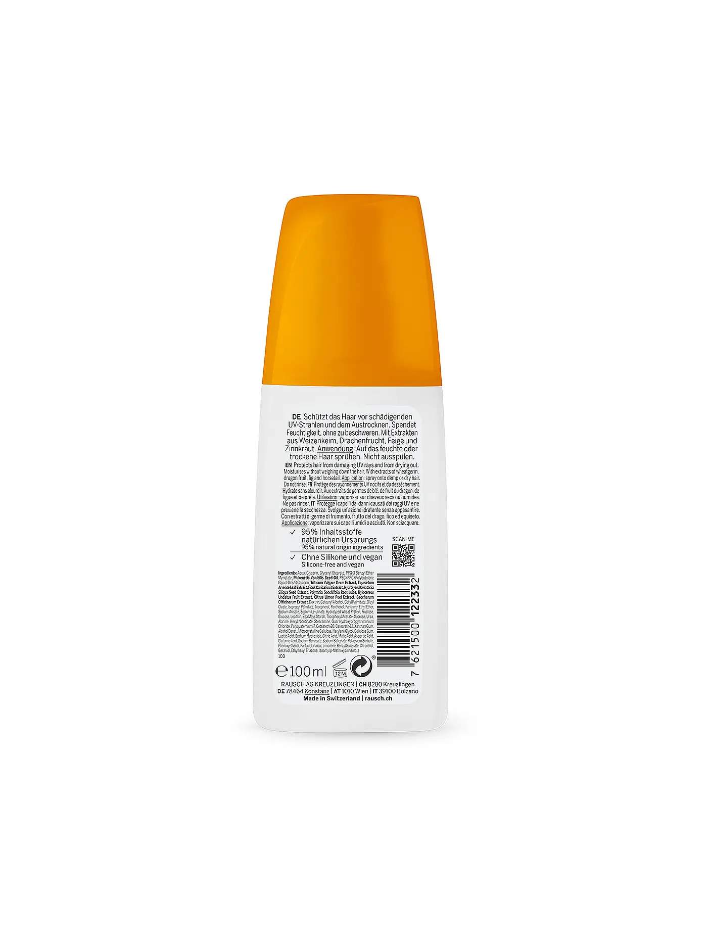 RAUSCH | Feuchtigkeits-Spray mit Weizenkeim 100ml | keine Farbe