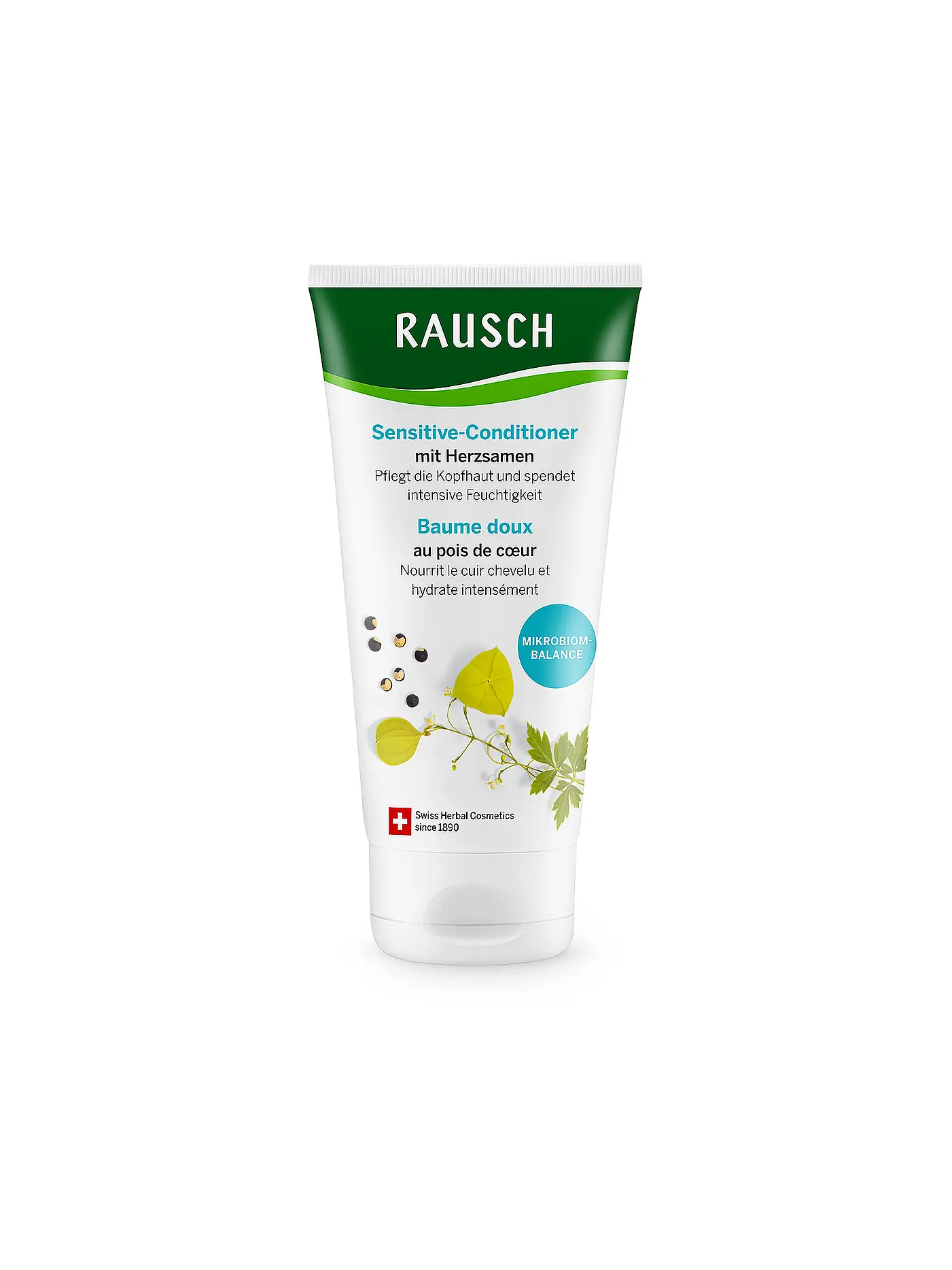 RAUSCH | Sensitive-Conditioner mit Herzsamen 150ml | keine Farbe