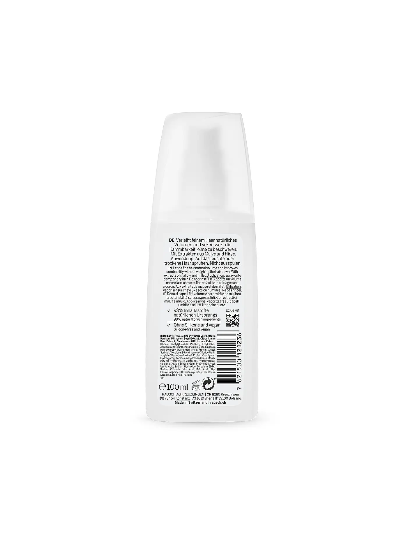 RAUSCH | Volumen-Spray mit Malve100ml | keine Farbe