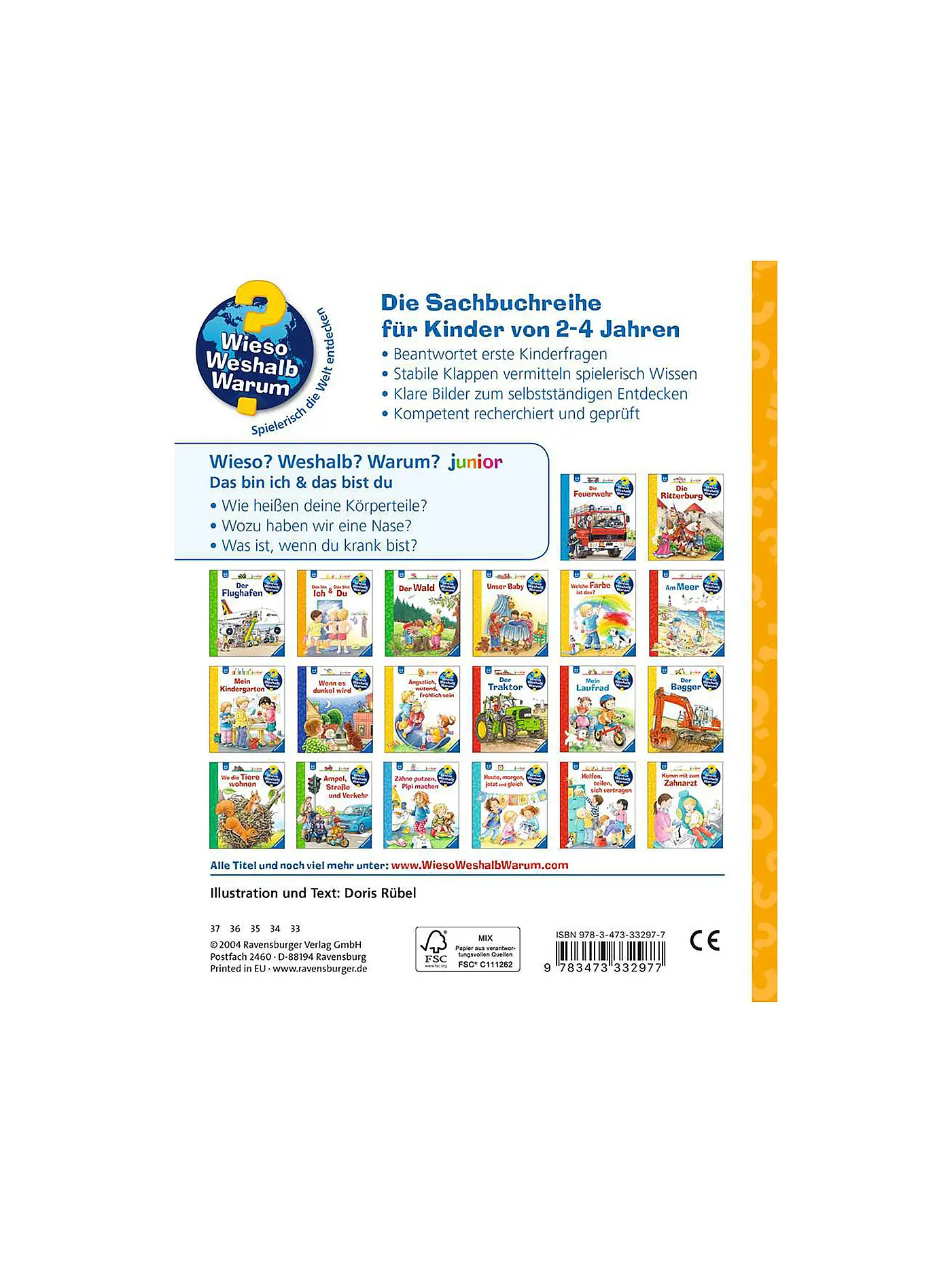 RAVENSBURGER VERLAG | Buch - Wieso Weshalb Warum Junior - Das bin ich & Das bist du Band 5 | keine Farbe