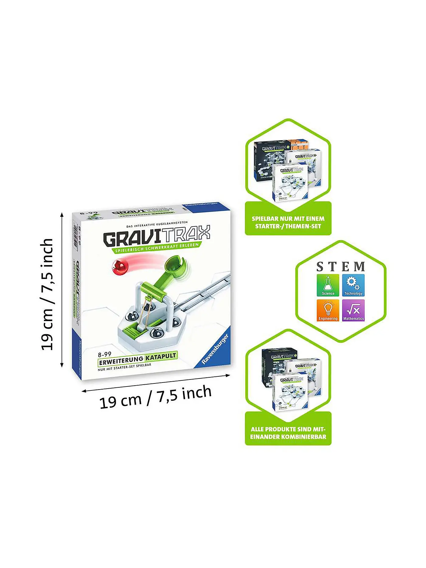 RAVENSBURGER | Gravitrax Katapult | keine Farbe