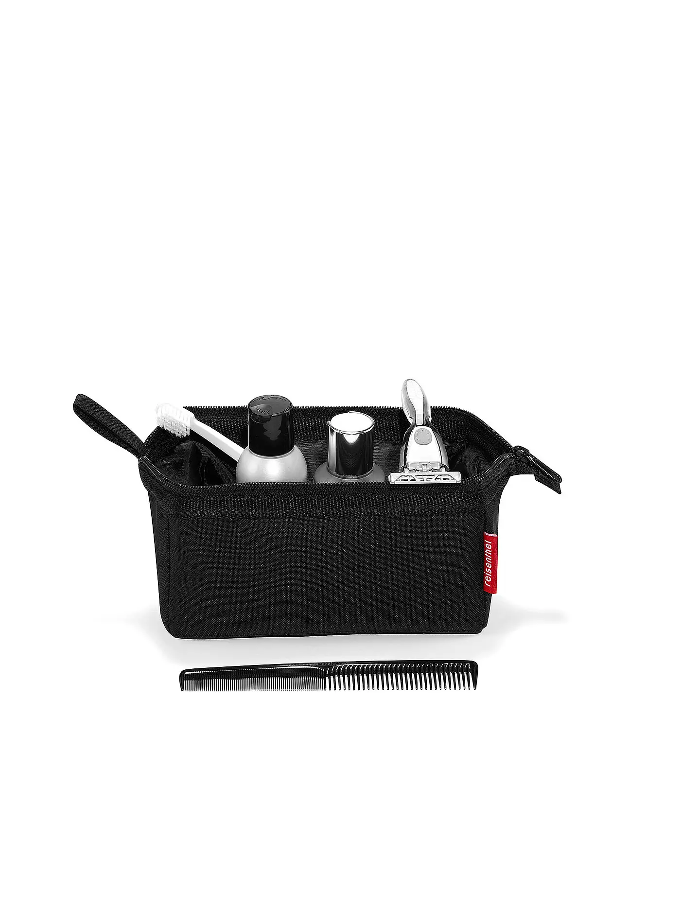 REISENTHEL | Kosmetiktasche Travelcosmetic Black | schwarz