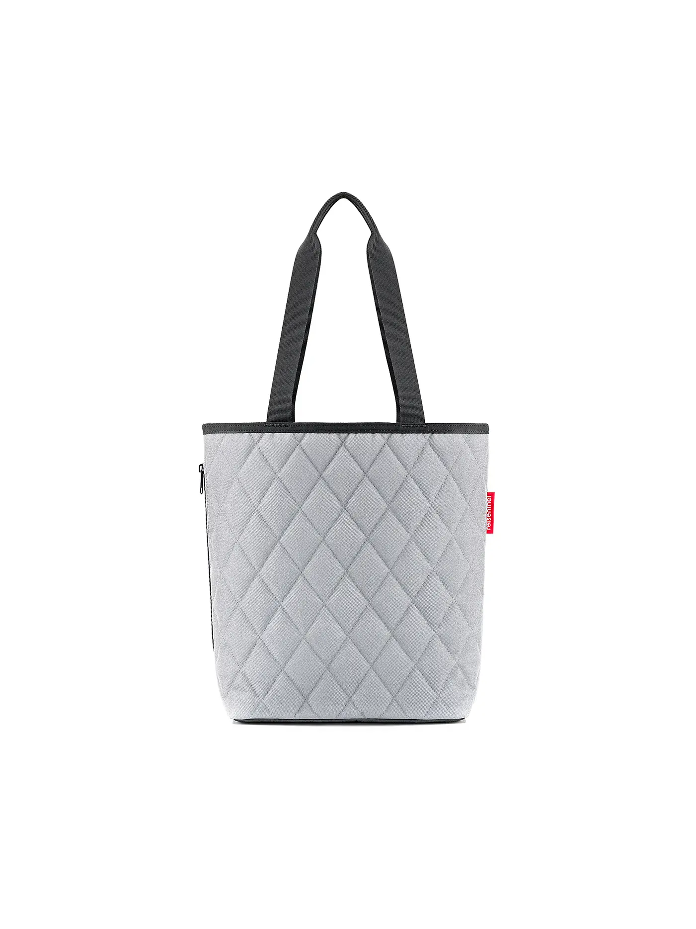 REISENTHEL | Shopper CLASSIC RHOMBUS M light grey | hellgrau