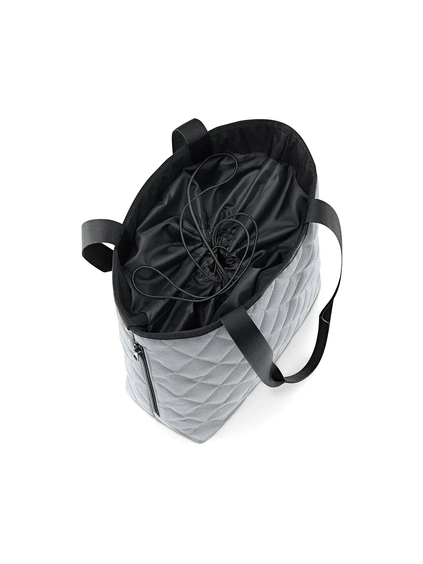 REISENTHEL | Shopper CLASSIC RHOMBUS M light grey | hellgrau