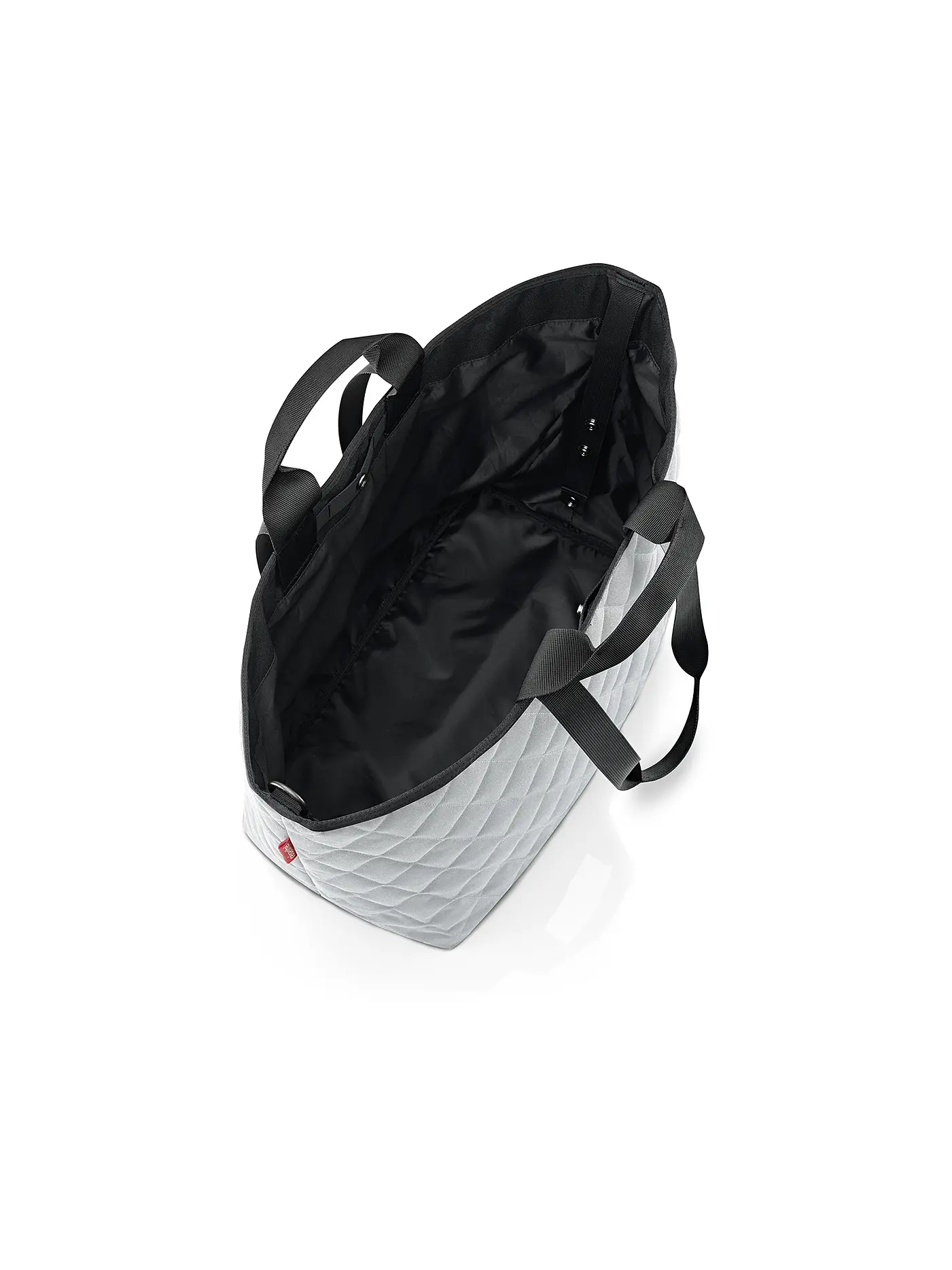 REISENTHEL | Shopper CLASSIC RHOMBUS XL light grey | hellgrau