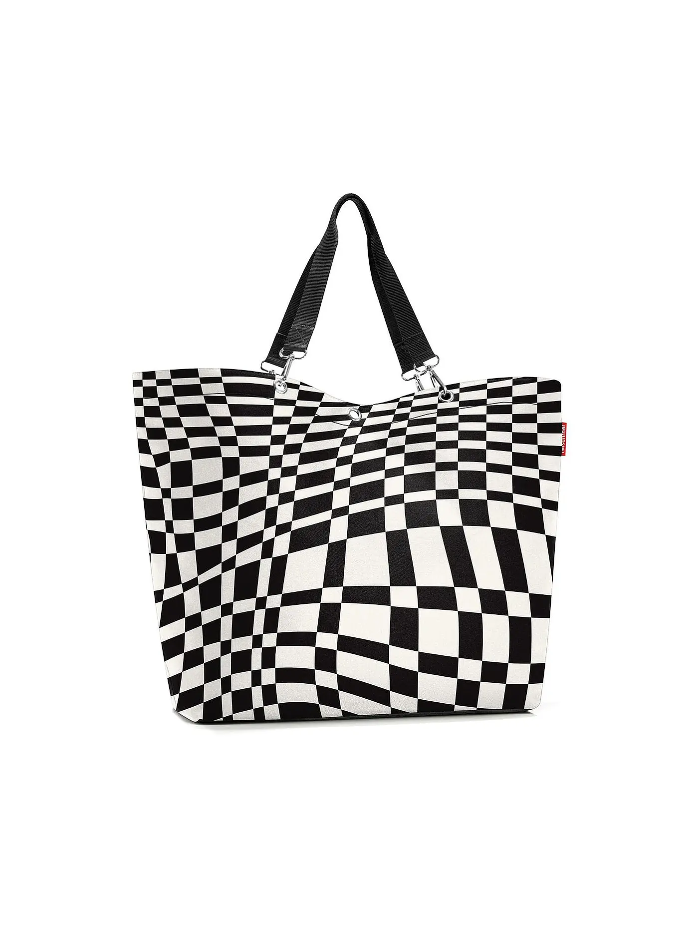 REISENTHEL | Shopper XLarge OP-ART Weiss  / Schwarz | weiss