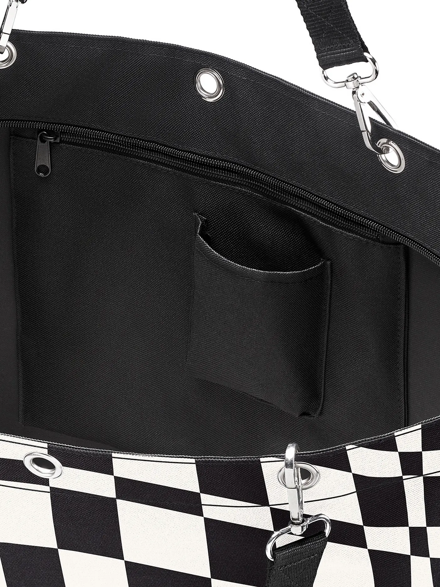 REISENTHEL | Shopper XLarge OP-ART Weiss  / Schwarz | weiss