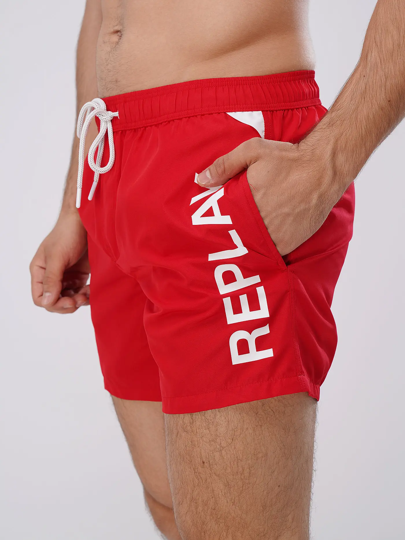 REPLAY | Badeshorts | rot