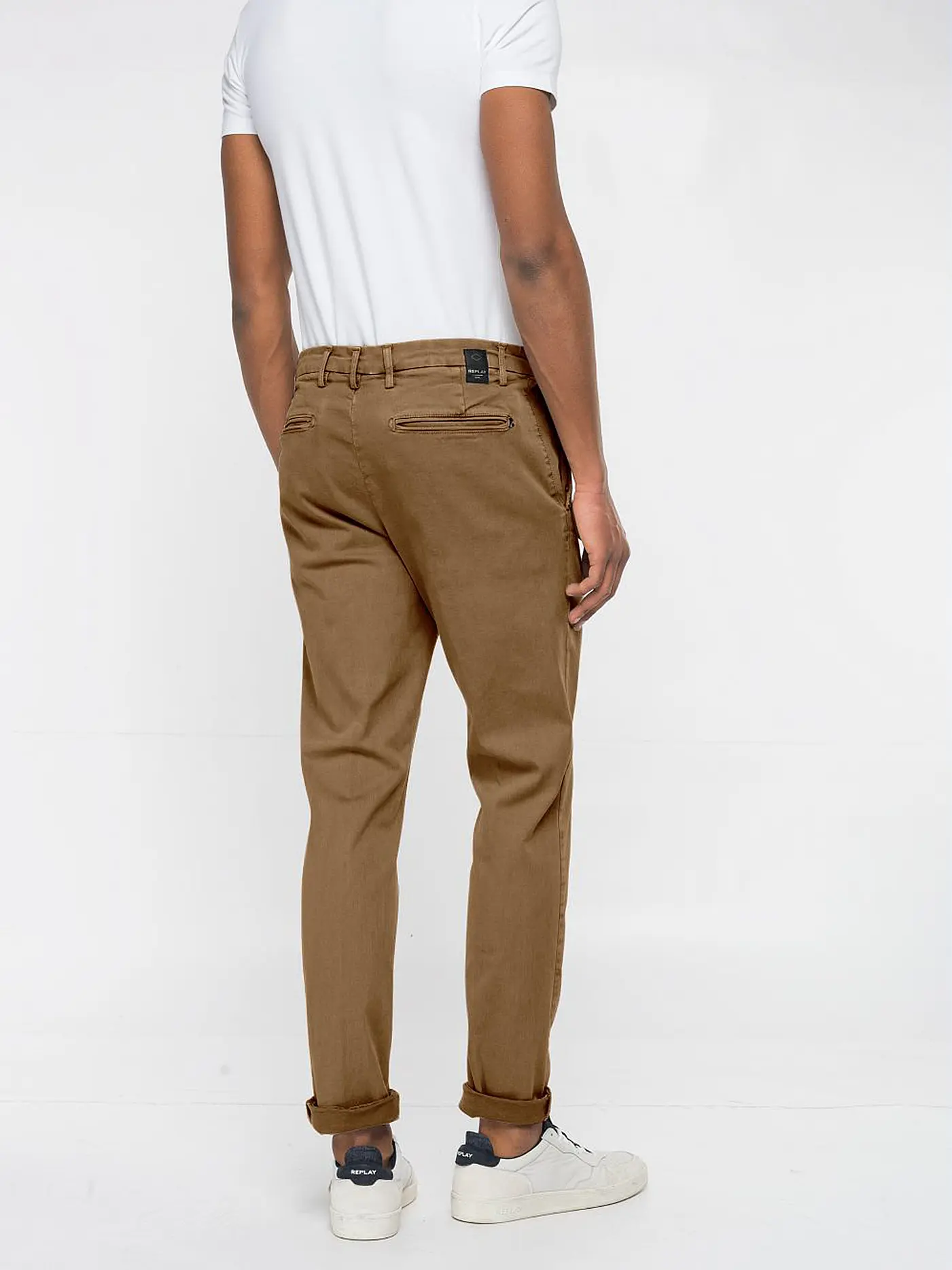 REPLAY | Chino Regular Fit HYPERFLEX BENNI | braun