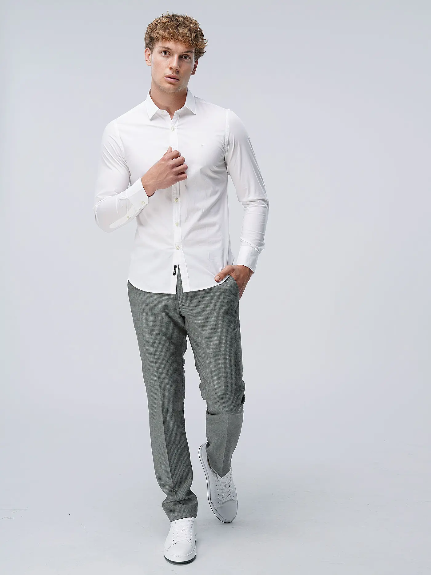 REPLAY | Hemd Slim Fit | weiss
