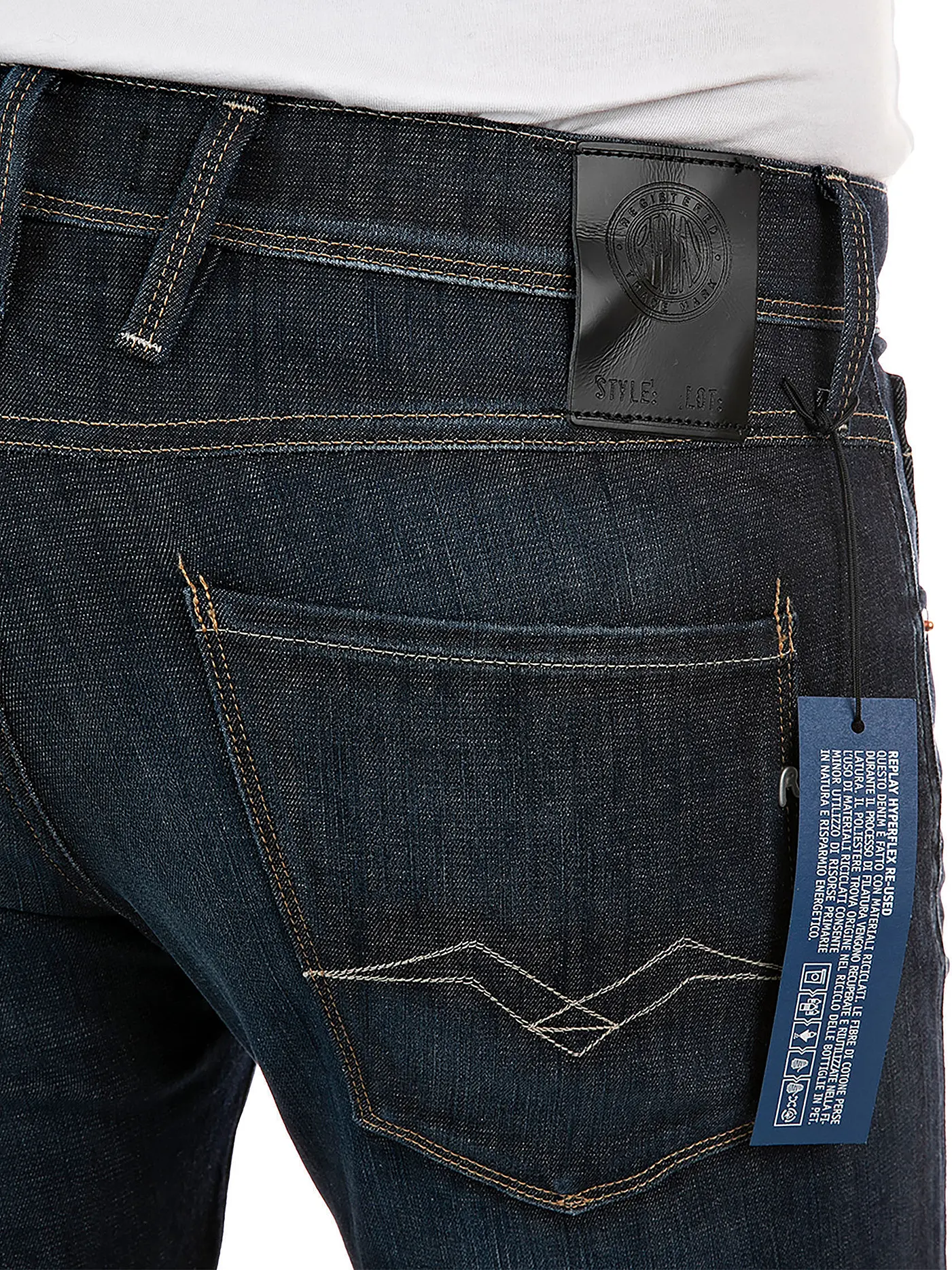 REPLAY | Jeans Slim Fit Ambass Hyperflex Reused | blau