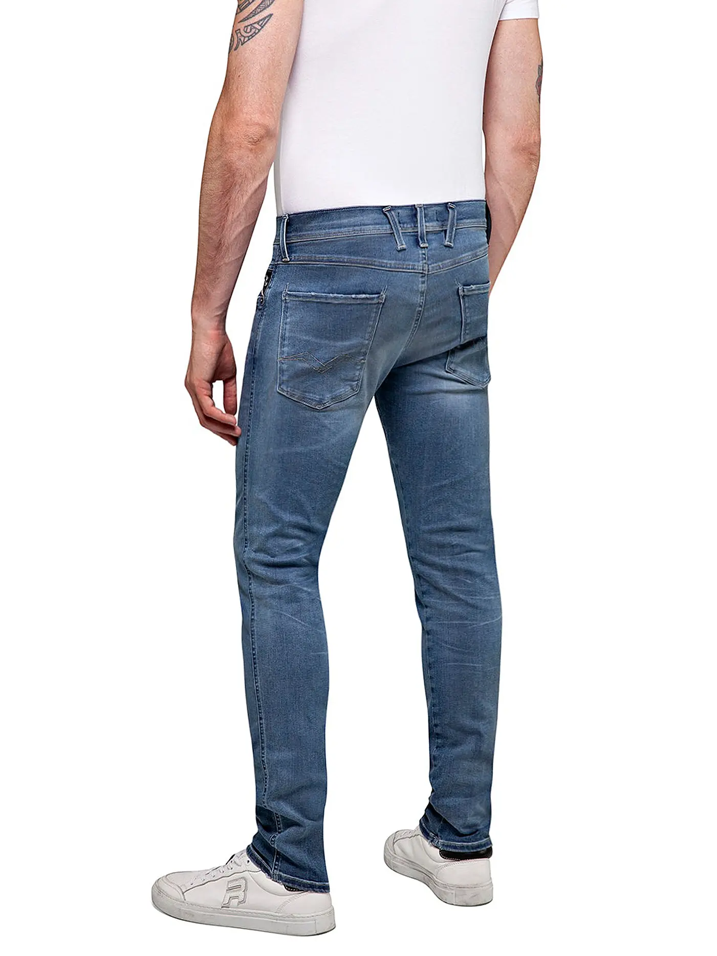 REPLAY | Jeans Slim Fit Anbass Hyperflex Bio | hellblau