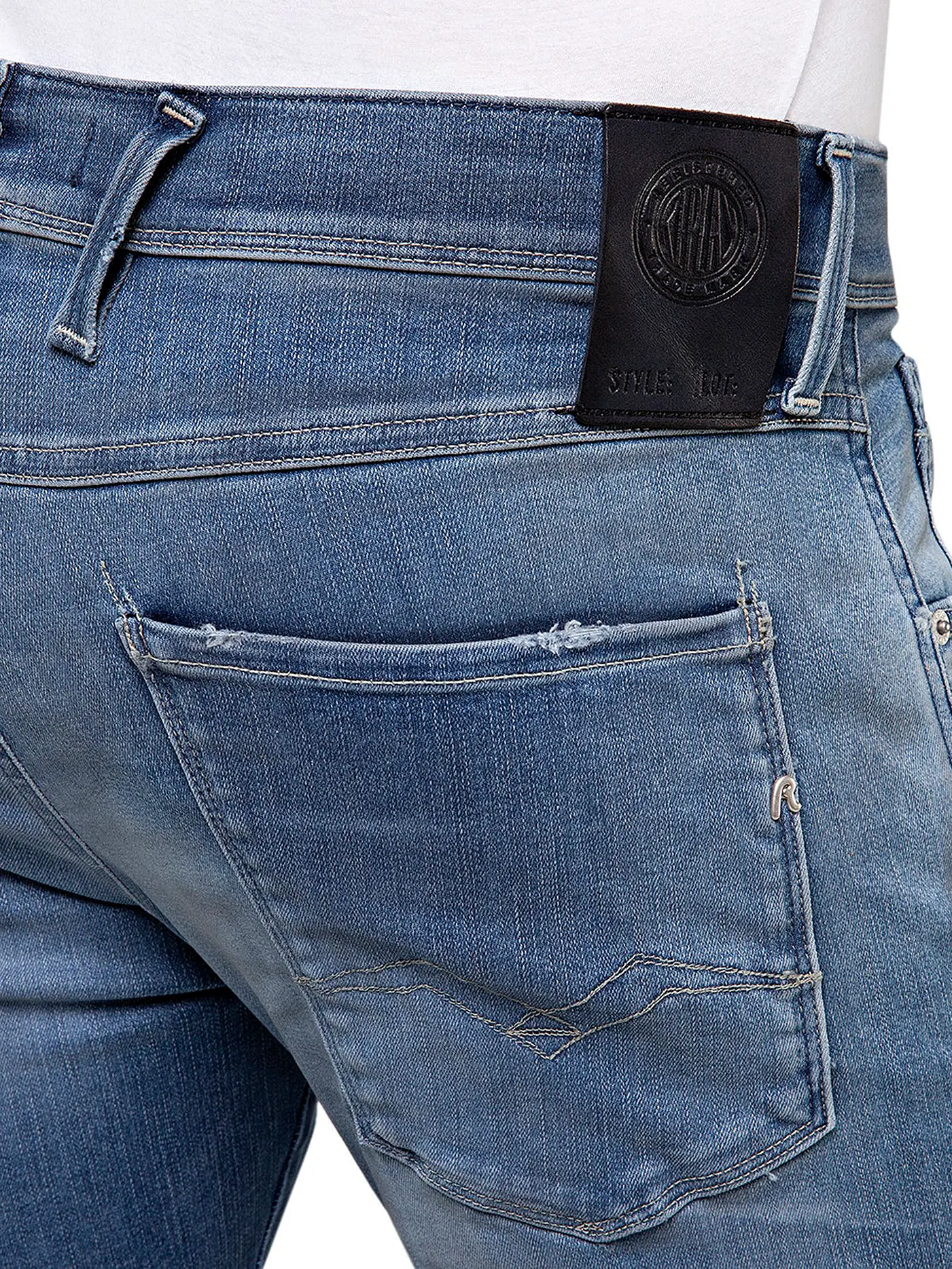 REPLAY | Jeans Slim Fit Anbass Hyperflex Bio | hellblau