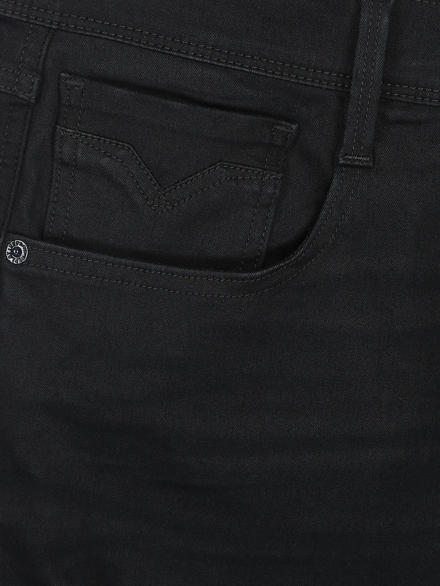 REPLAY | Jeans Slim Fit ANBASS HYPERFLEX | schwarz