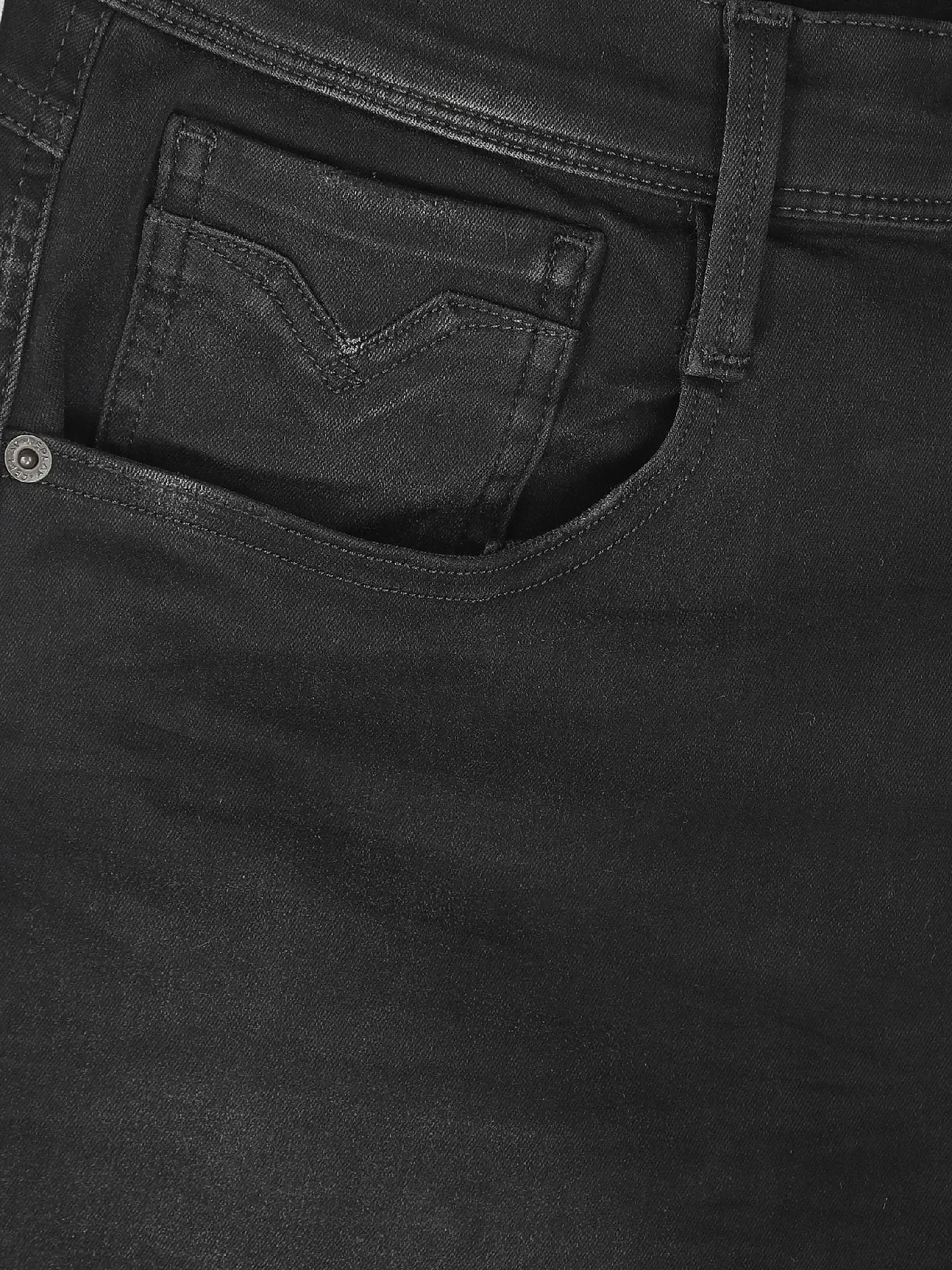 REPLAY | Jeans Slim Fit Anbass X-Lite Hyperflex | schwarz