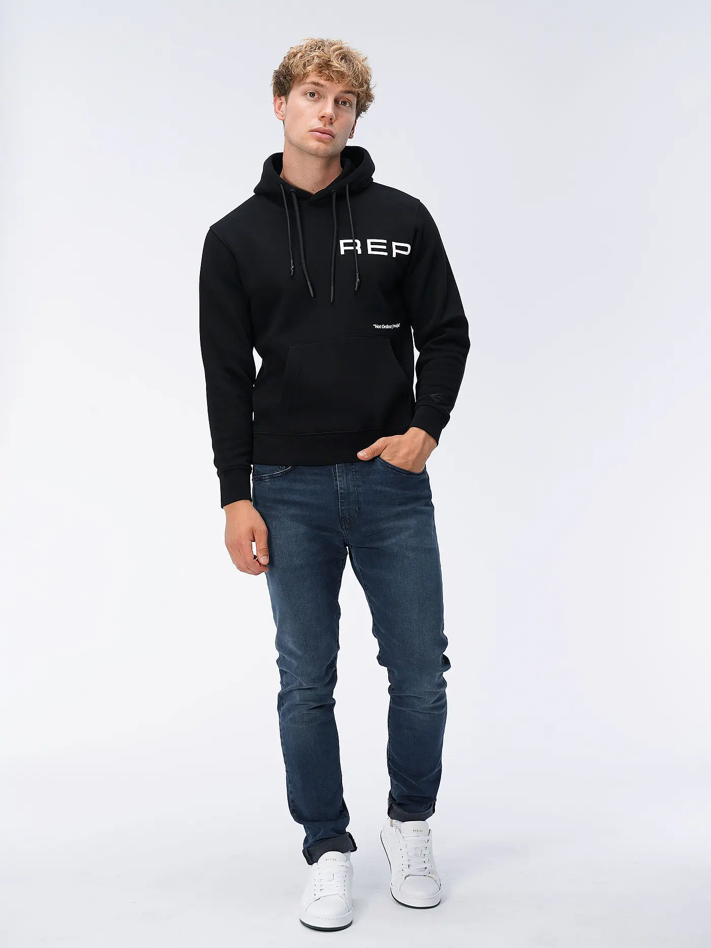 REPLAY | Kapuzensweater - Hoodie  | schwarz