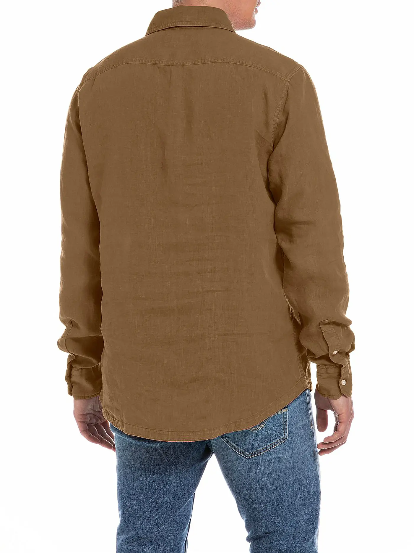 REPLAY | Leinenhemd Regular Fit  | beige